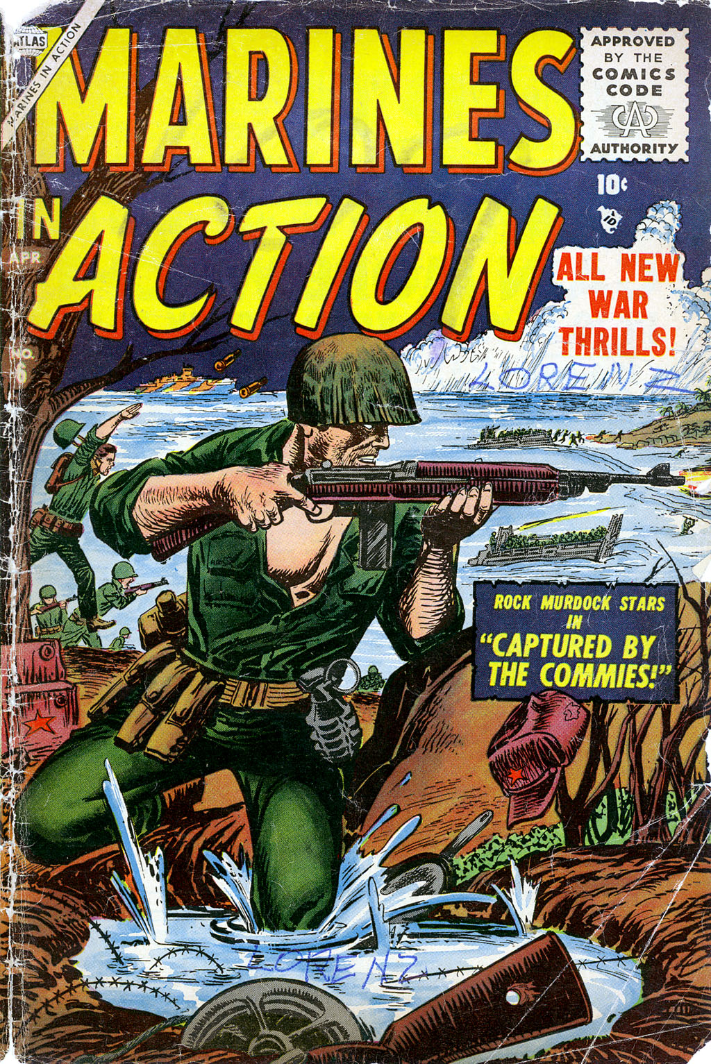 Read online Marines in Action comic -  Issue #6 - 1