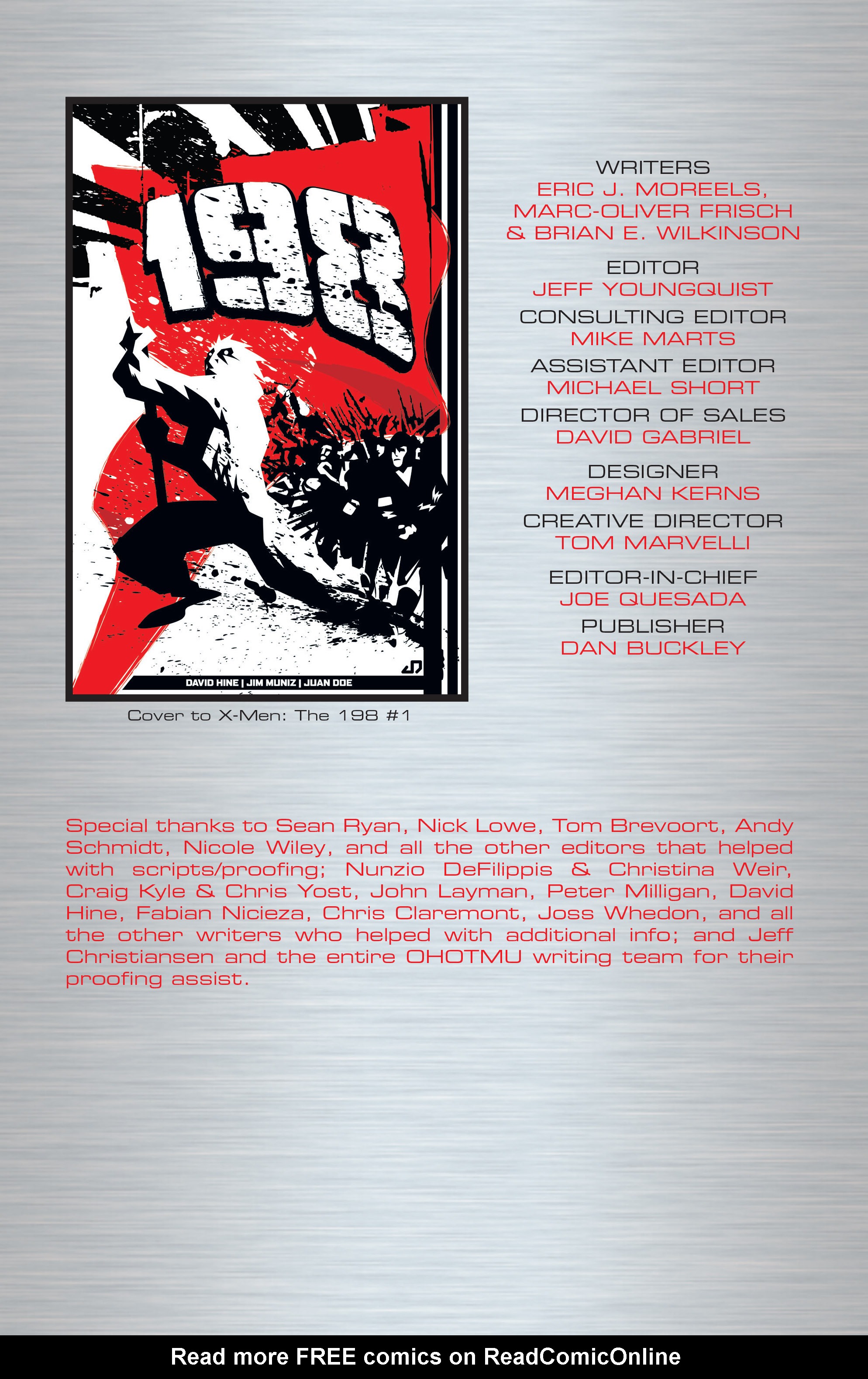 Read online X-Men: The 198 Files comic -  Issue # Full - 2