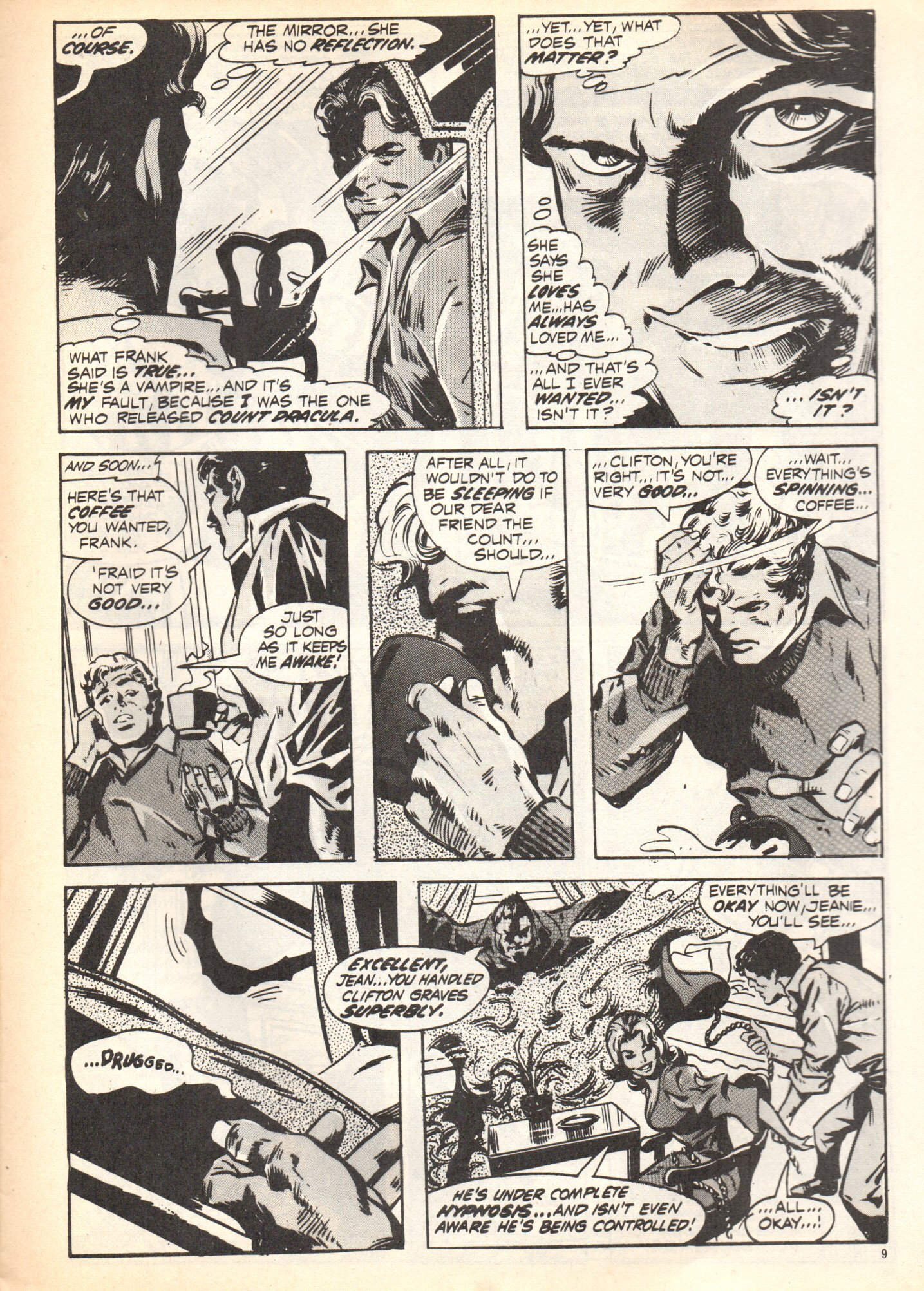 Read online Dracula Lives (1974) comic -  Issue #4 - 9