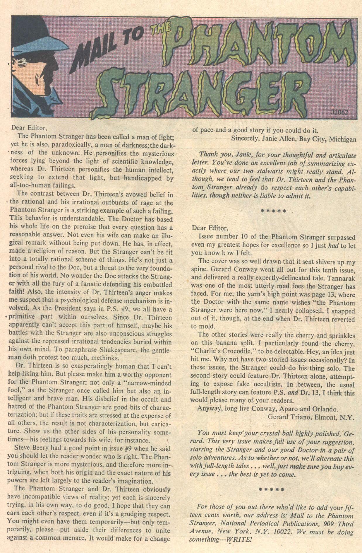 Read online The Phantom Stranger (1969) comic -  Issue #12 - 22