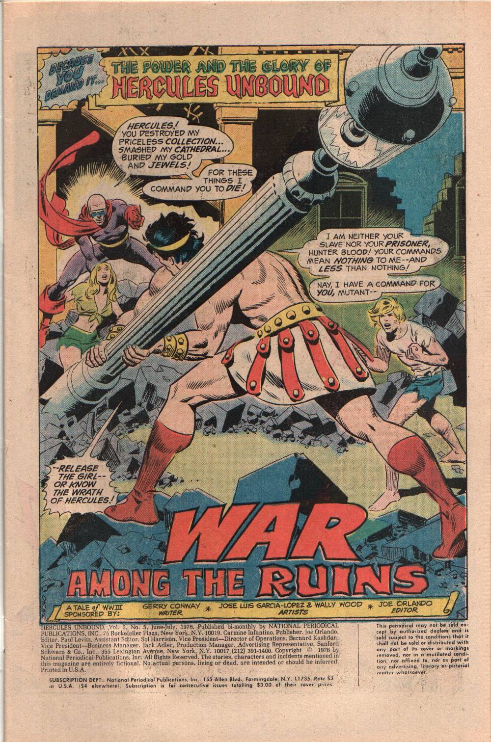 Read online Hercules Unbound comic -  Issue #5 - 3