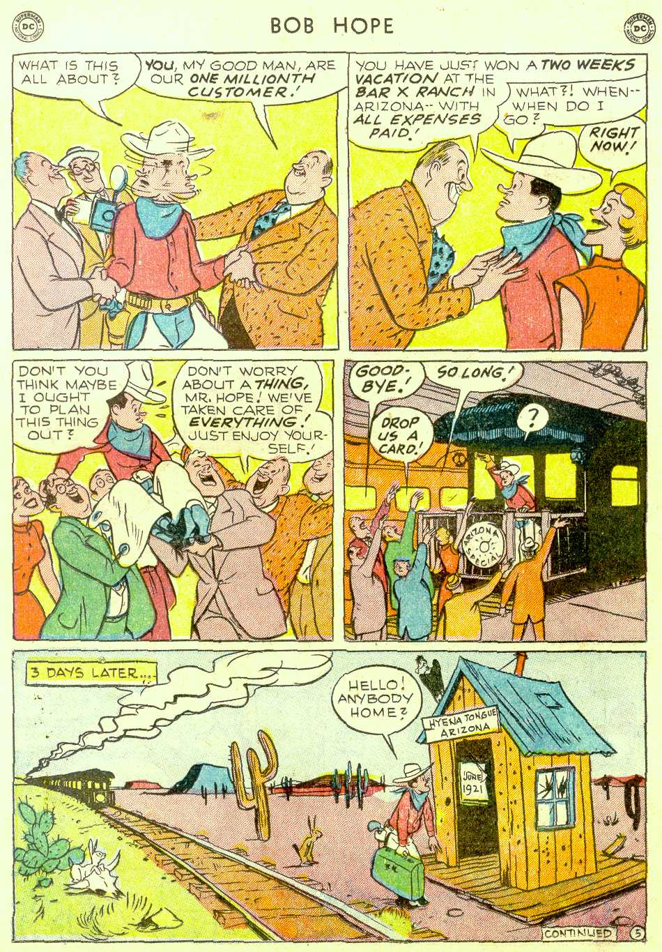 Read online The Adventures of Bob Hope comic -  Issue #6 - 26