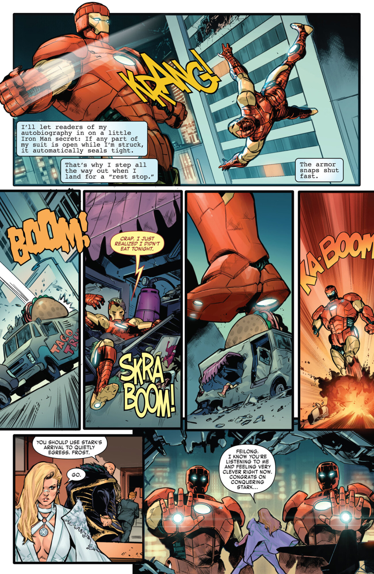 Read online The Invincible Iron Man (2022) comic -  Issue #8 - 10