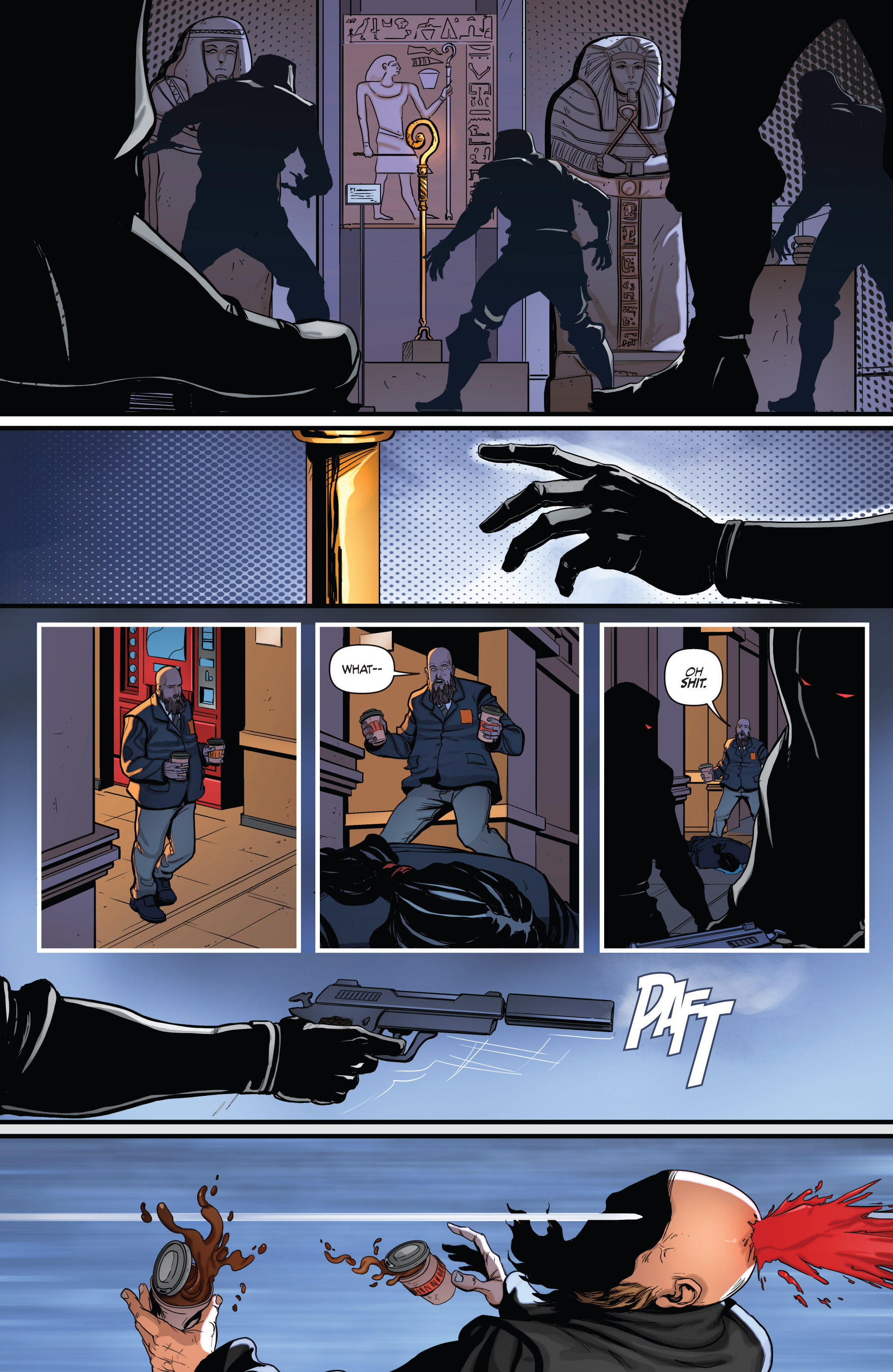 Read online Van Helsing vs The Mummy of Amun-Ra comic -  Issue #1 - 5