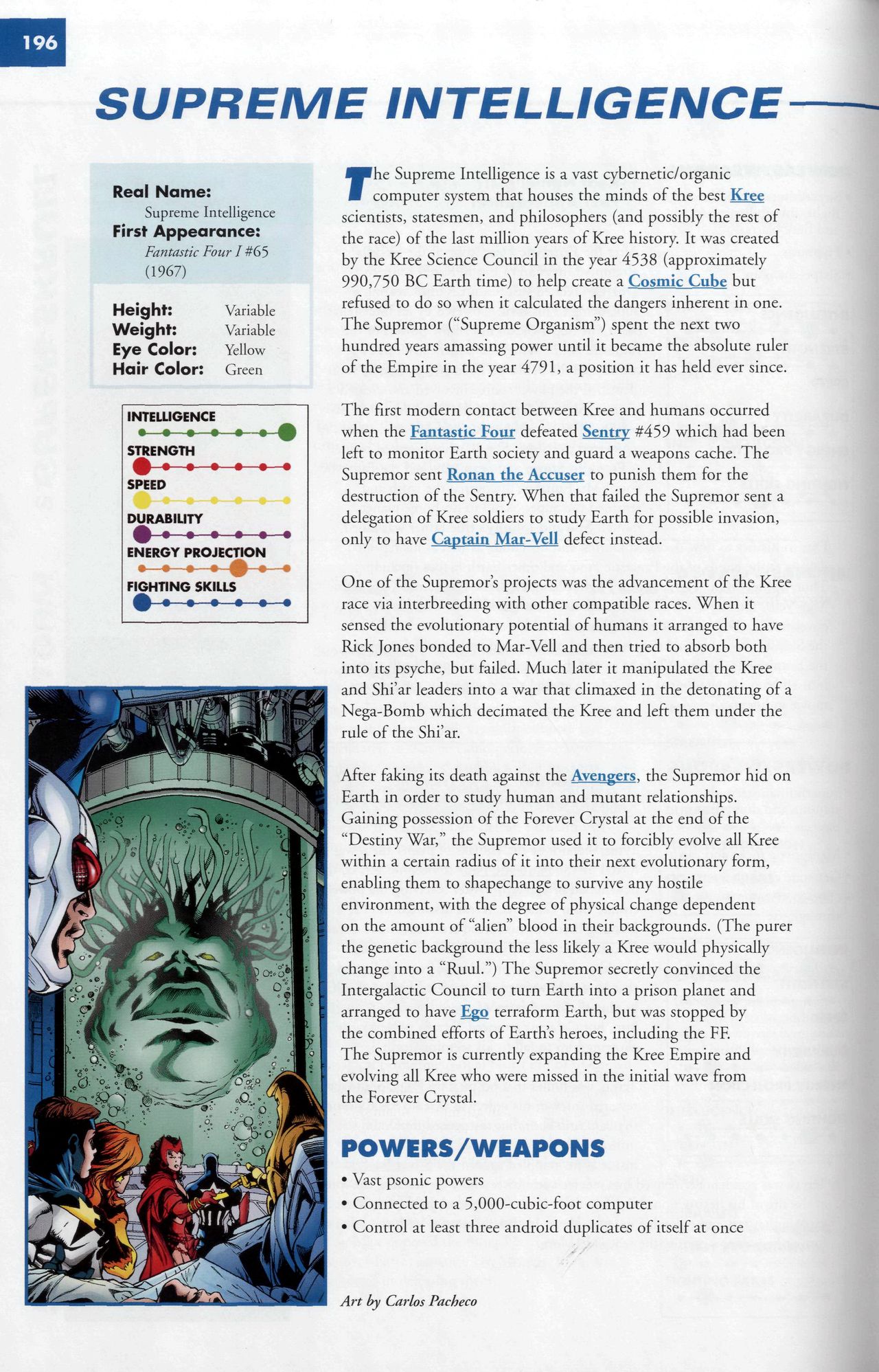 Read online Marvel Encyclopedia comic -  Issue # TPB 6 - 199