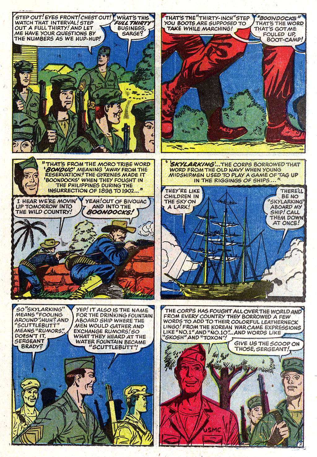 Read online Marines in Action comic -  Issue #12 - 22