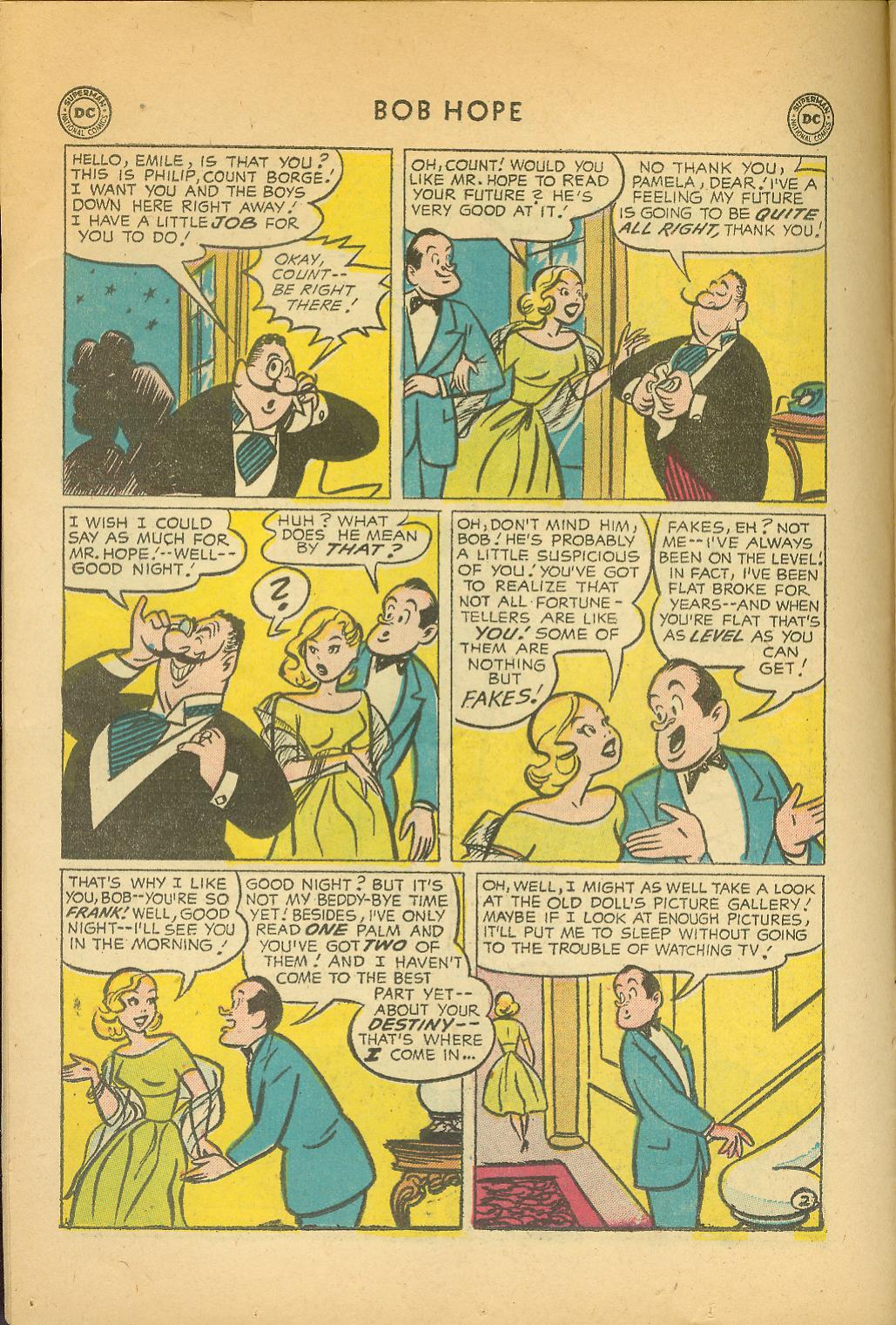 Read online The Adventures of Bob Hope comic -  Issue #40 - 14