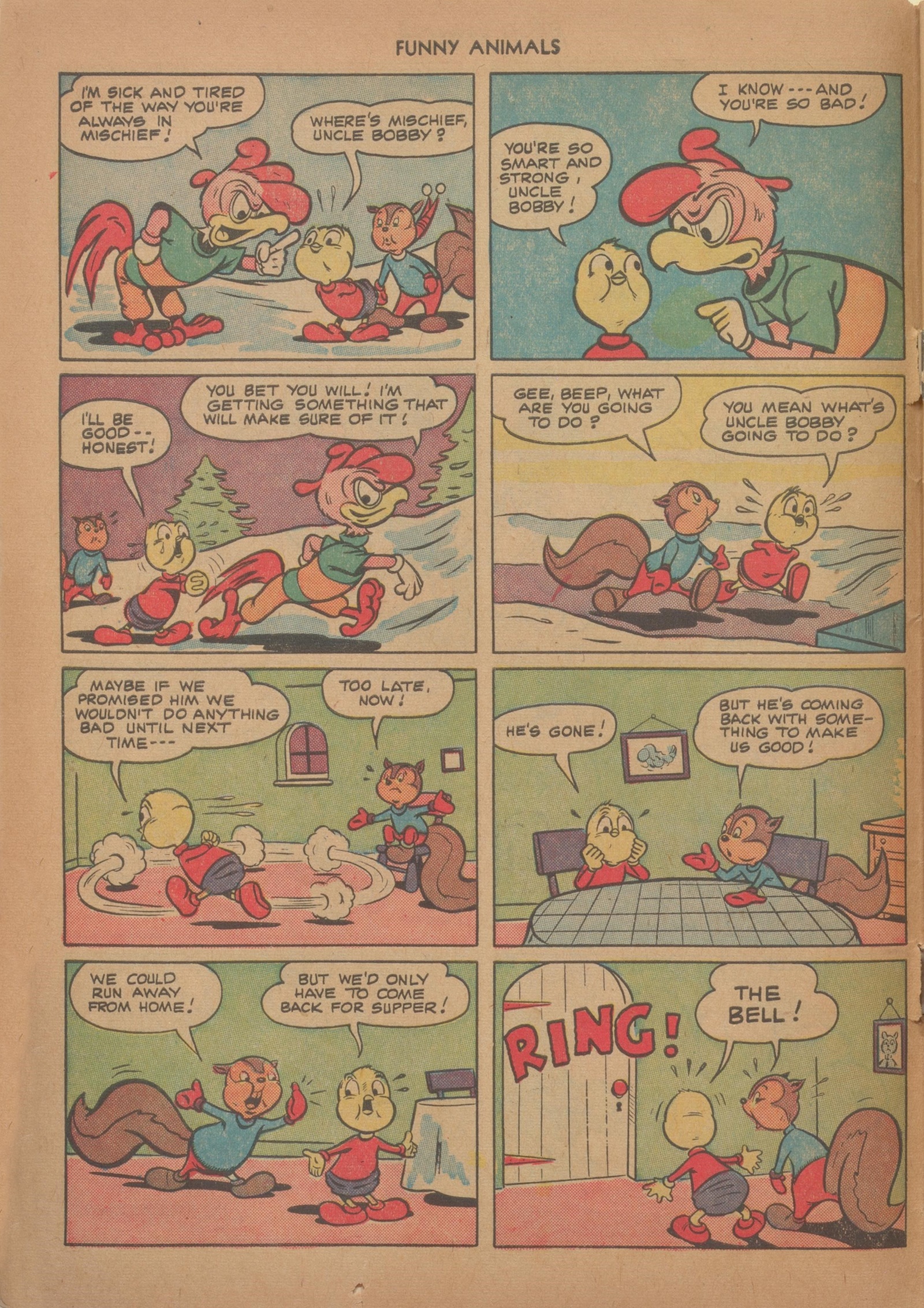 Read online Fawcett's Funny Animals comic -  Issue #70 - 6