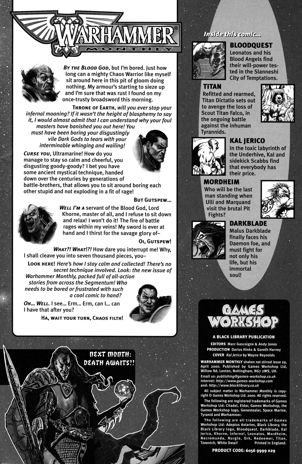 Read online Warhammer Monthly comic -  Issue #29 - 2