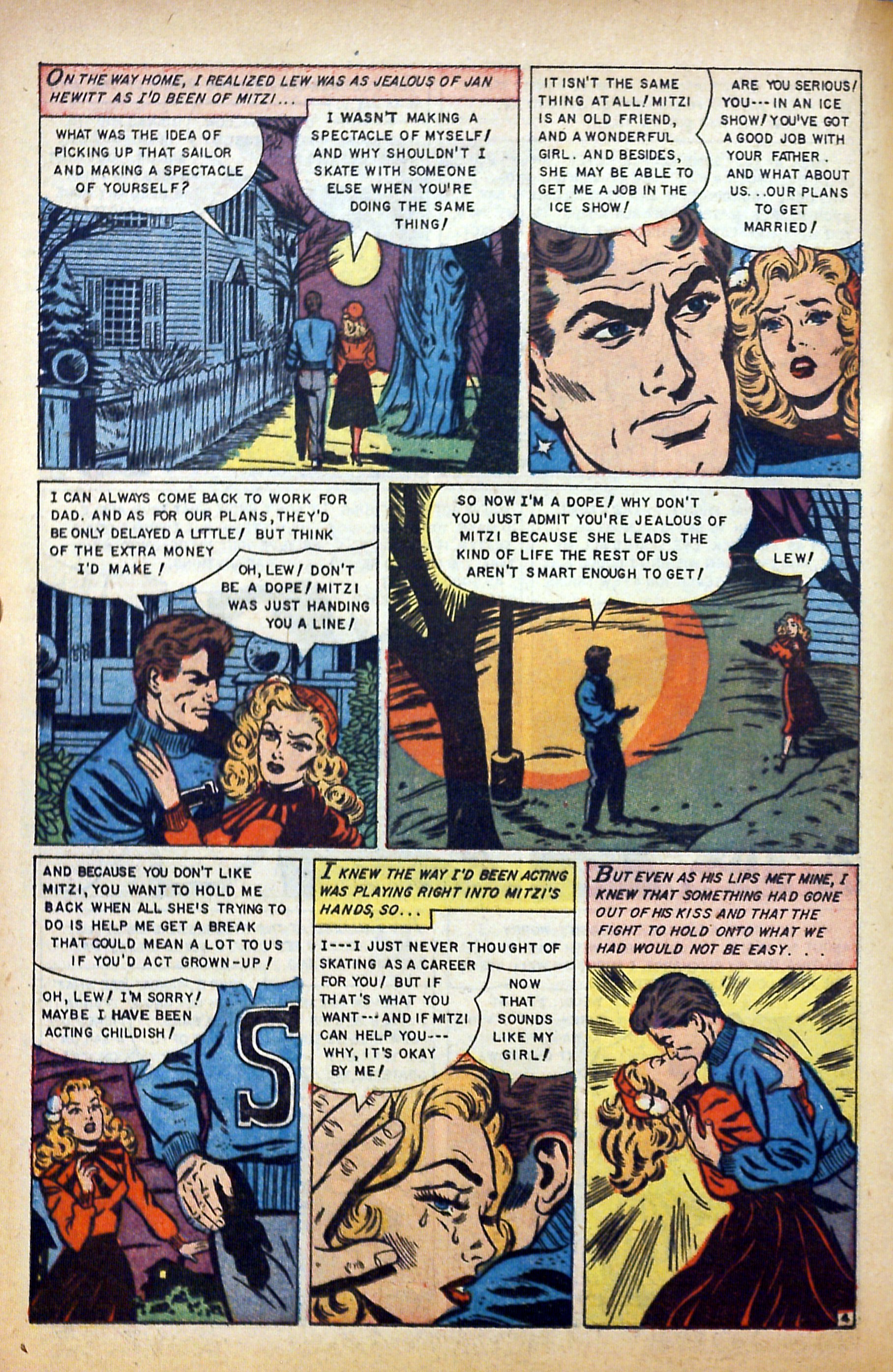 Read online Glamorous Romances comic -  Issue #77 - 20