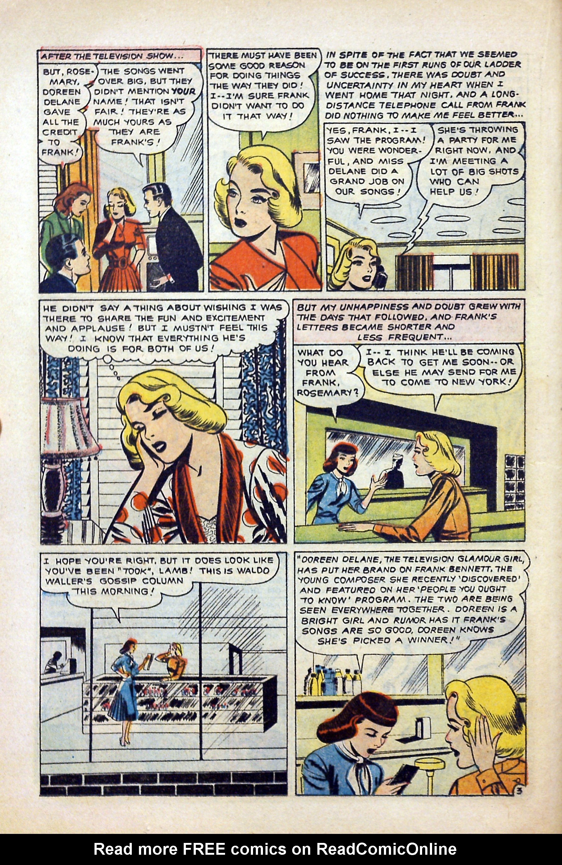 Read online Glamorous Romances comic -  Issue #87 - 20