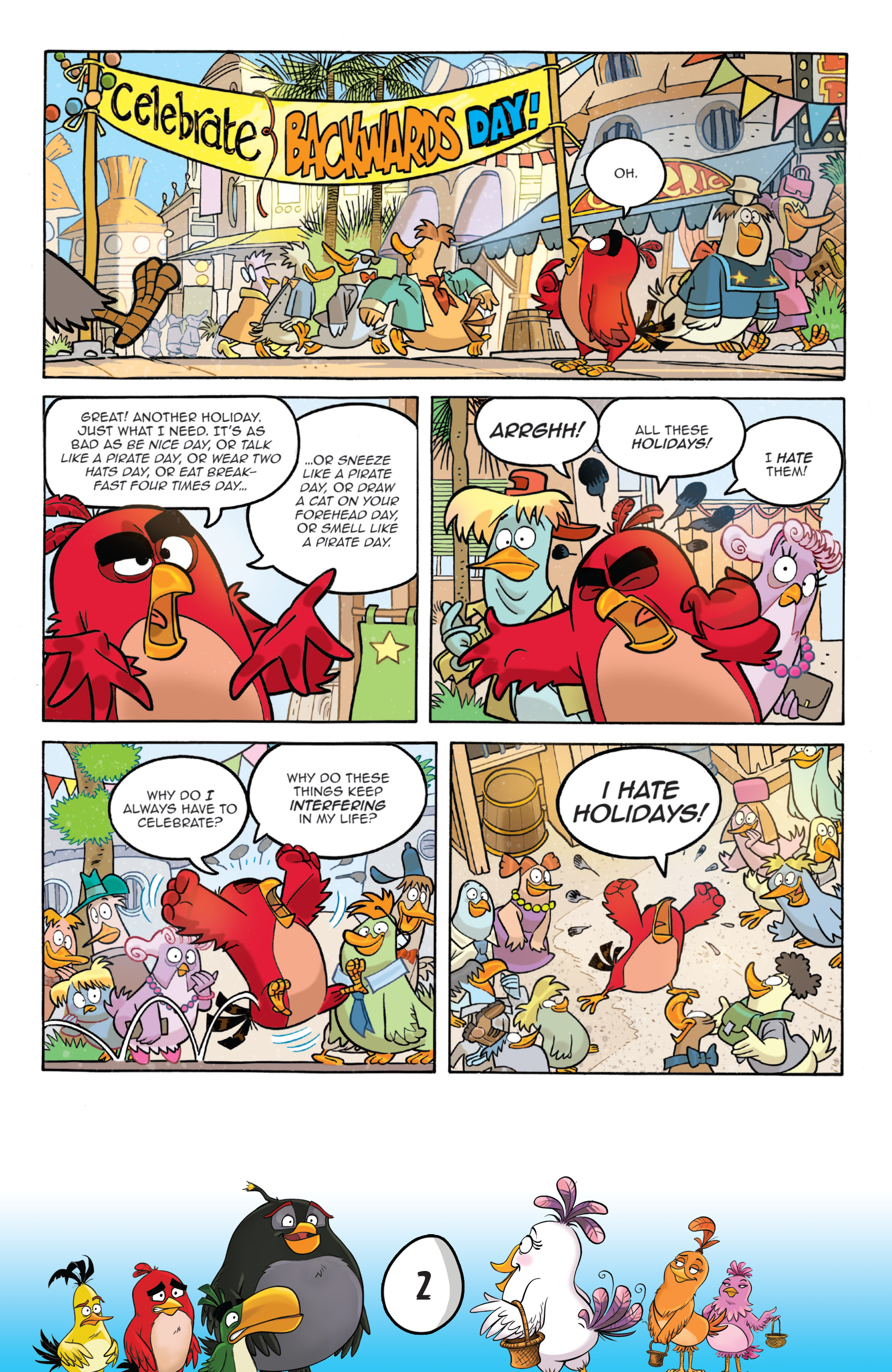 Read online Angry Birds: Flight School comic -  Issue #1 - 4