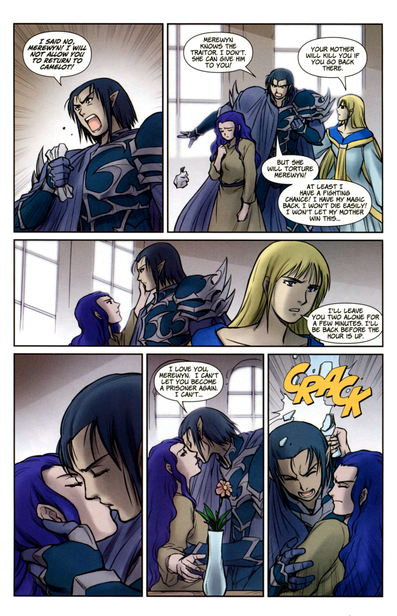 Read online Lords of Avalon: Knight of Darkness comic -  Issue #6 - 14