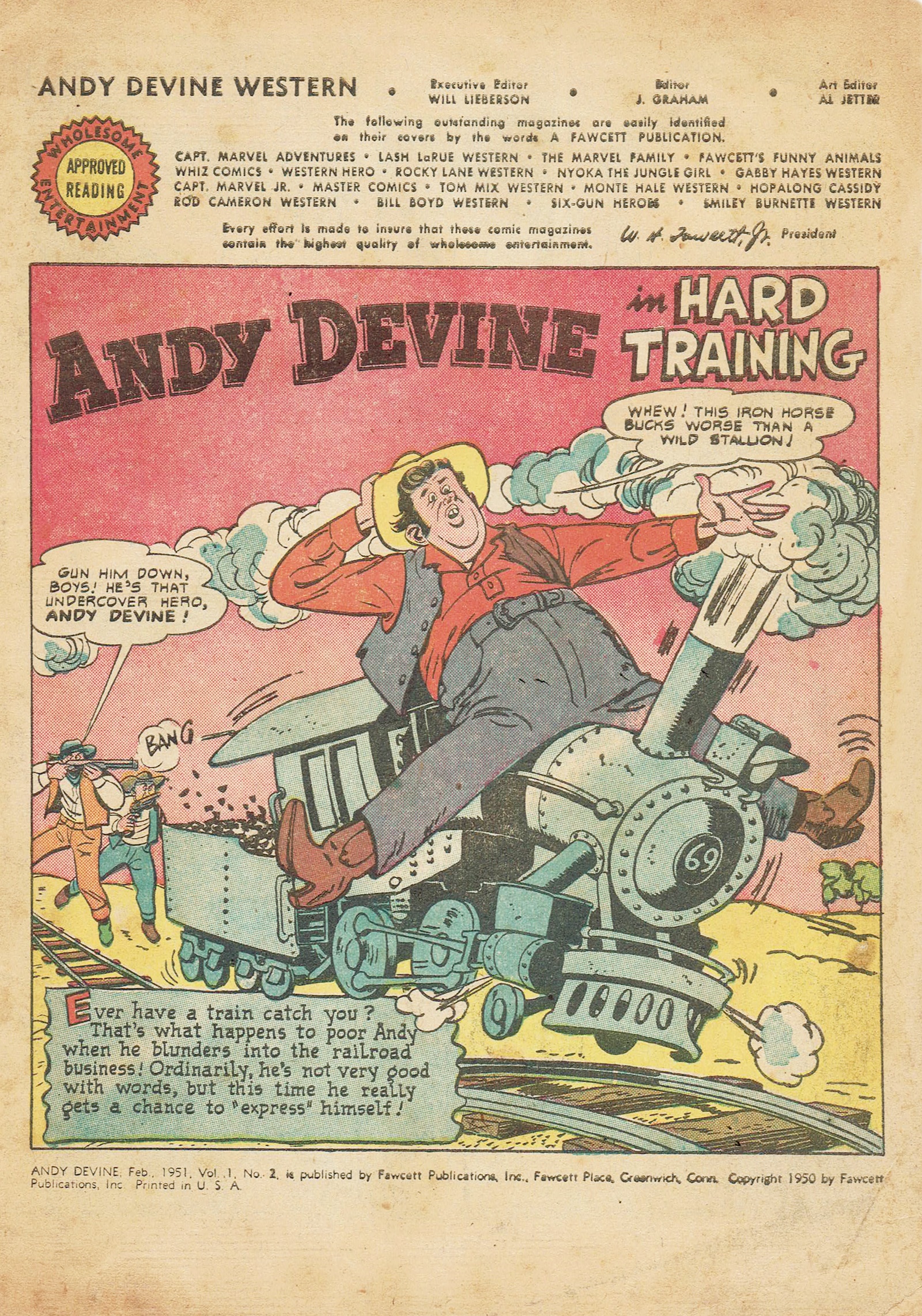 Read online Andy Devine Western comic -  Issue #2 - 3