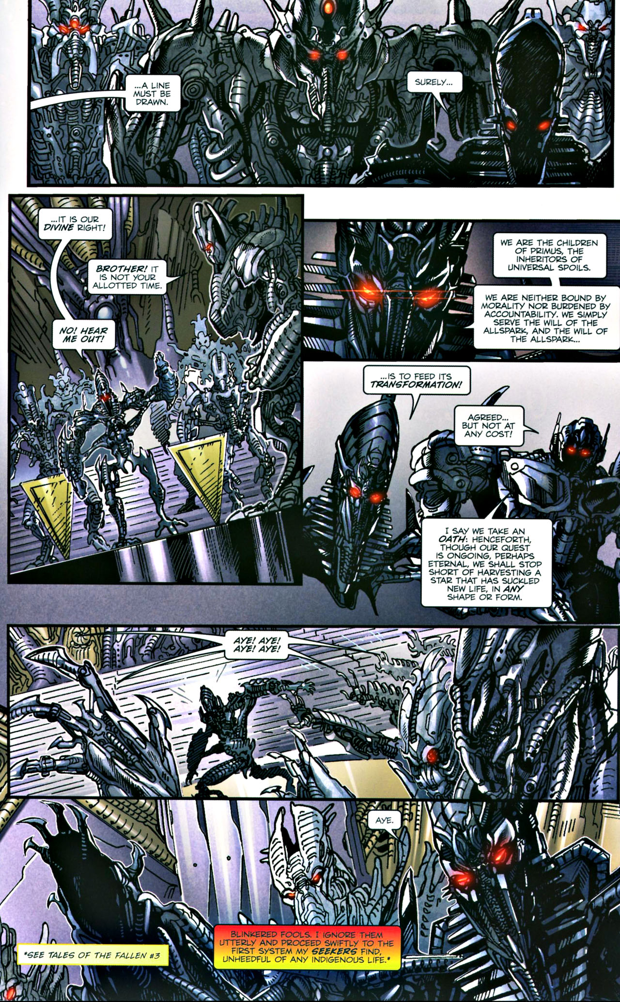 Read online Transformers: Tales of The Fallen comic -  Issue #4 - 6