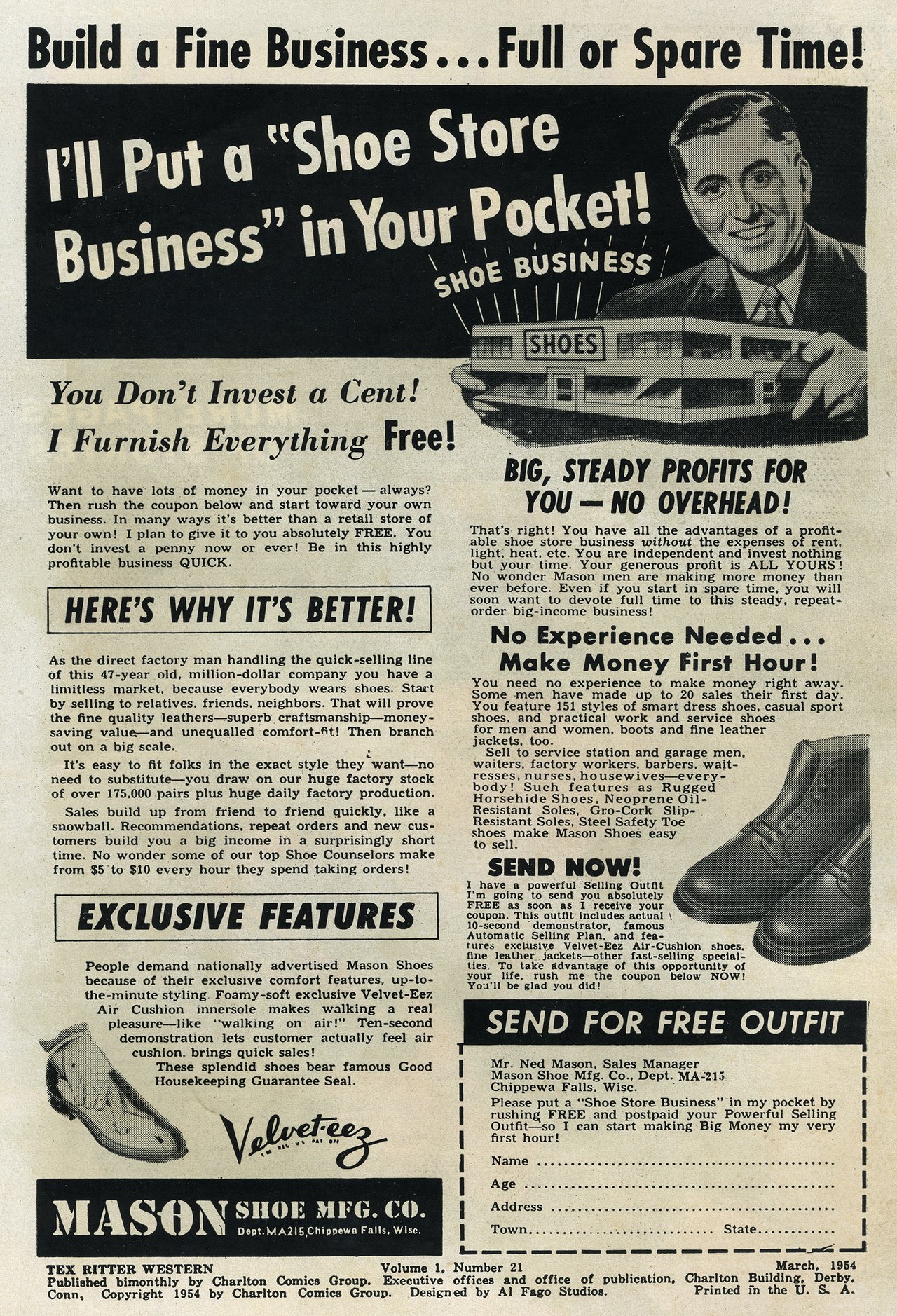 Read online Tex Ritter Western comic -  Issue #21 - 2