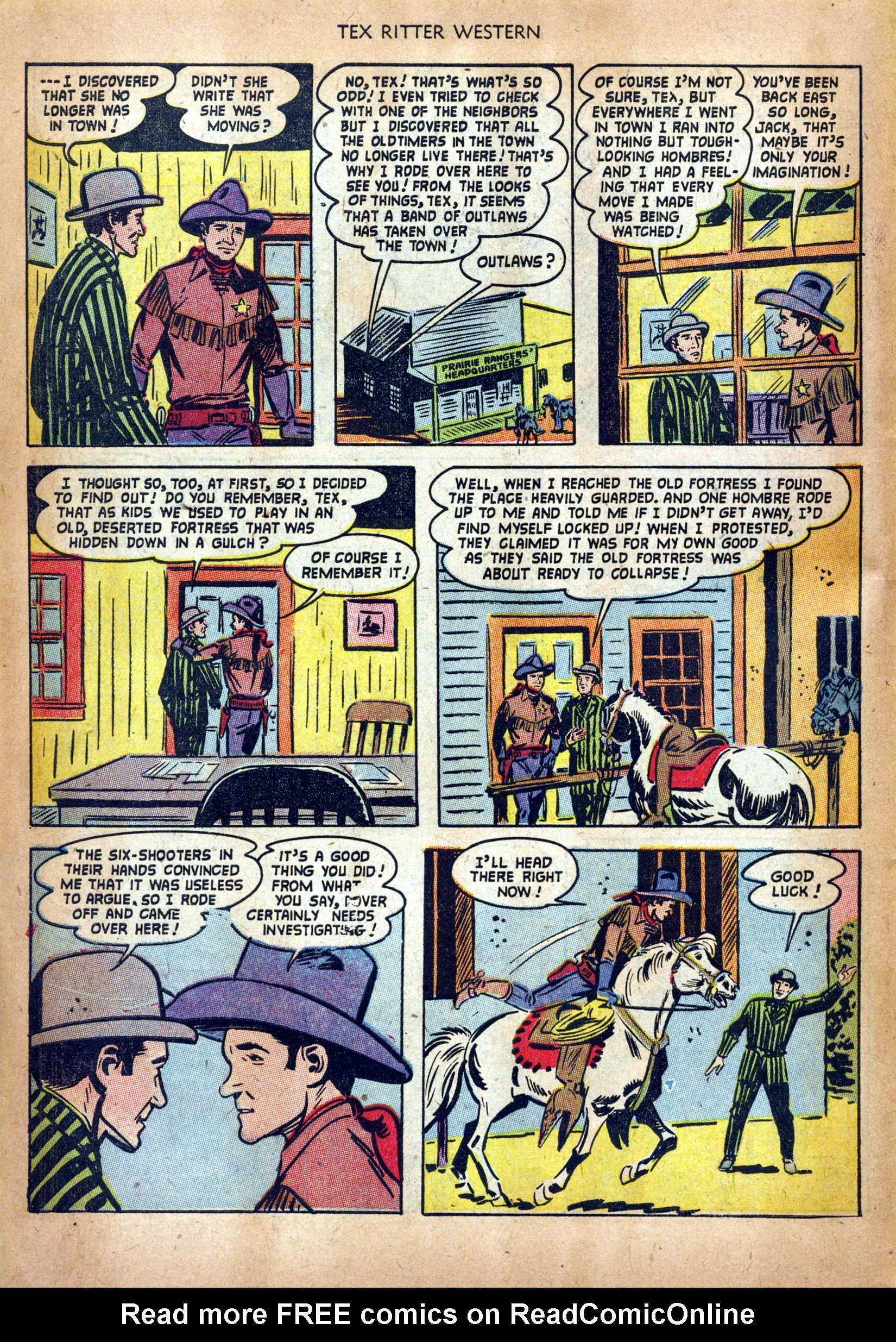 Read online Tex Ritter Western comic -  Issue #17 - 6