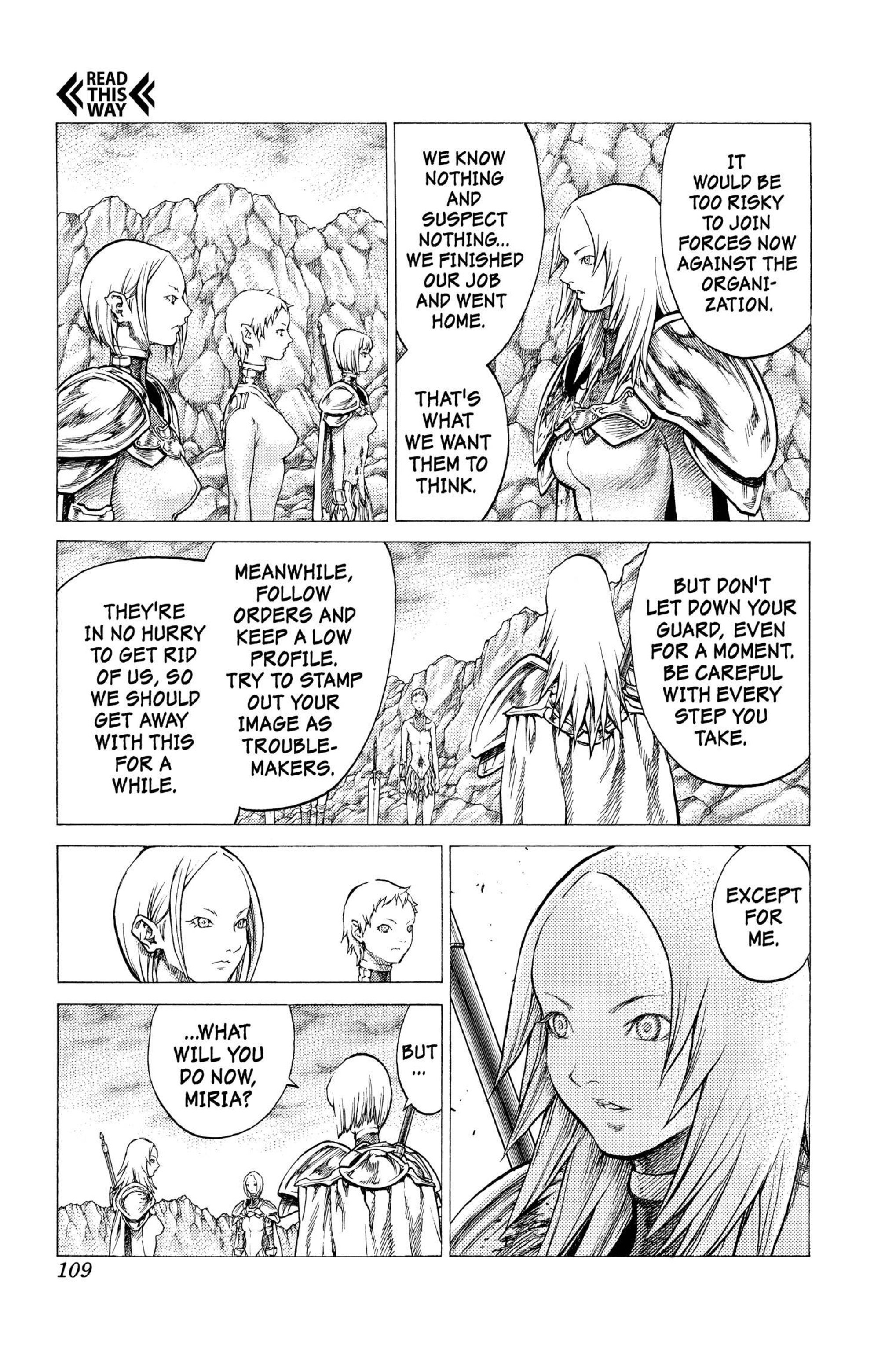 Read online Claymore comic -  Issue #6 - 103