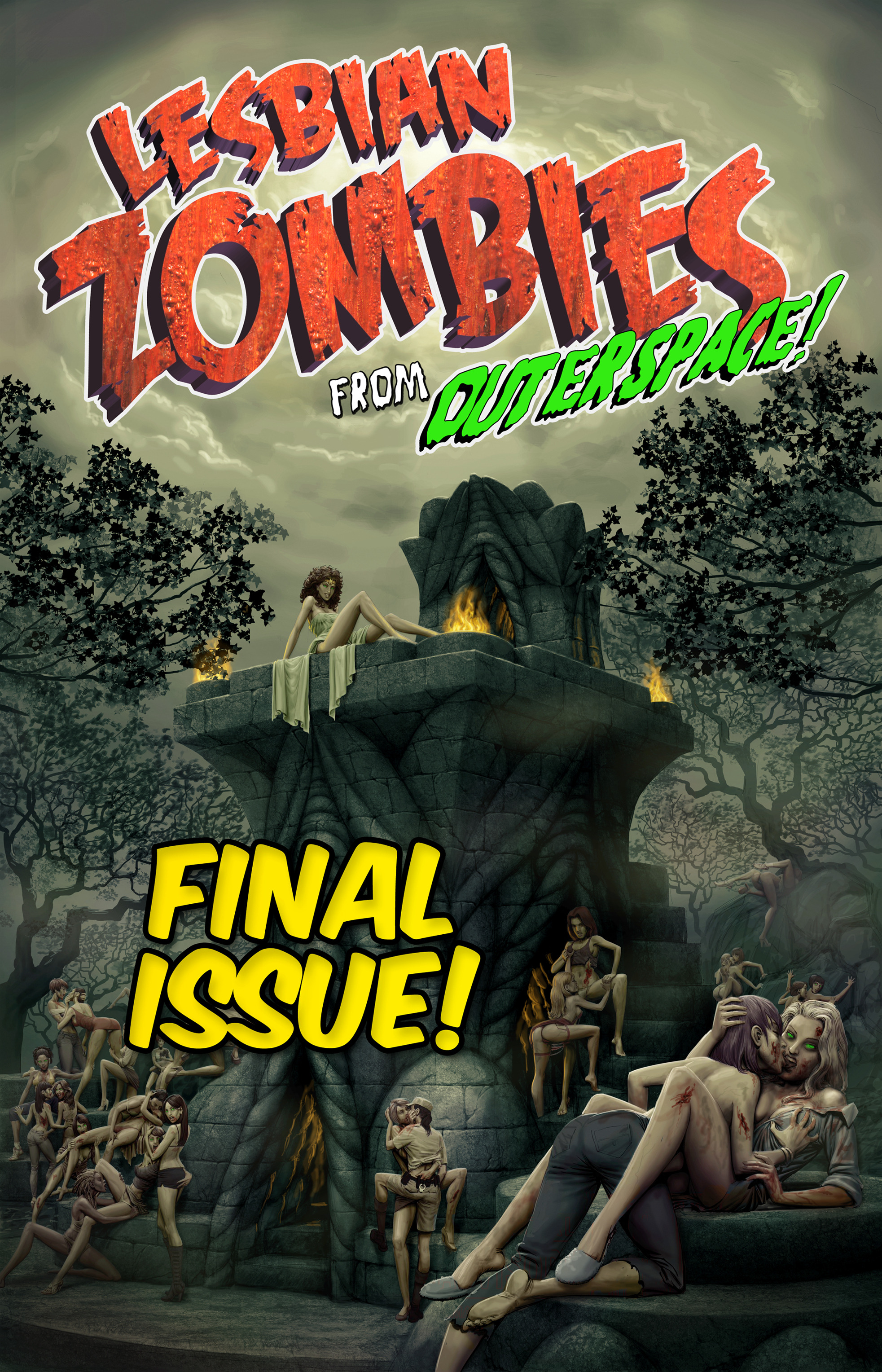 Read online Lesbian Zombies from Outer Space comic -  Issue #6 - 26