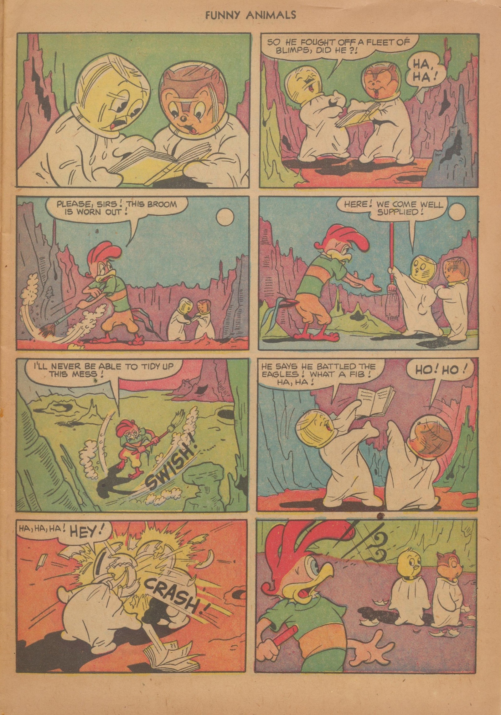 Read online Fawcett's Funny Animals comic -  Issue #74 - 9