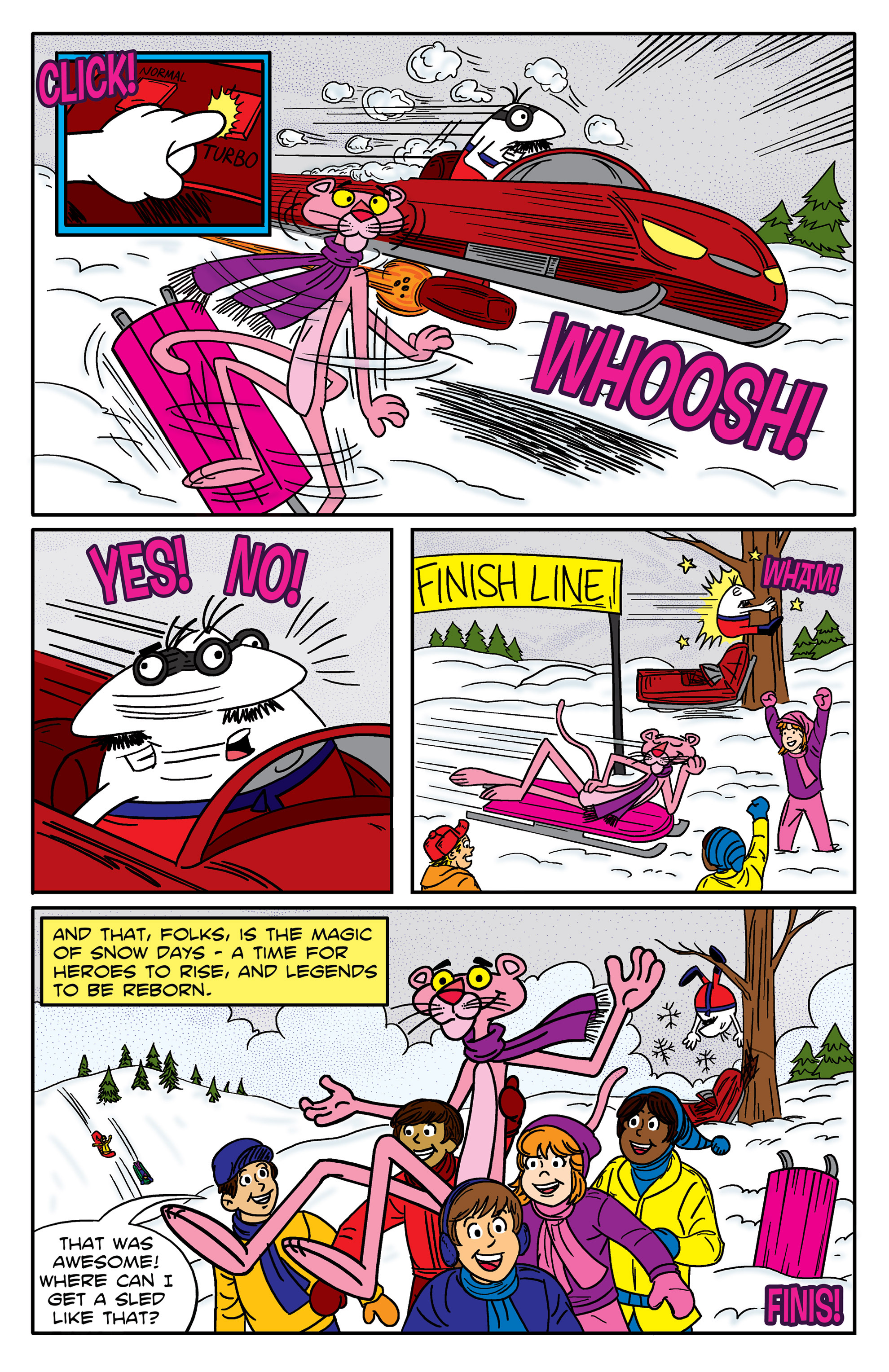 Read online The Pink Panther: Snow Day comic -  Issue # Full - 10