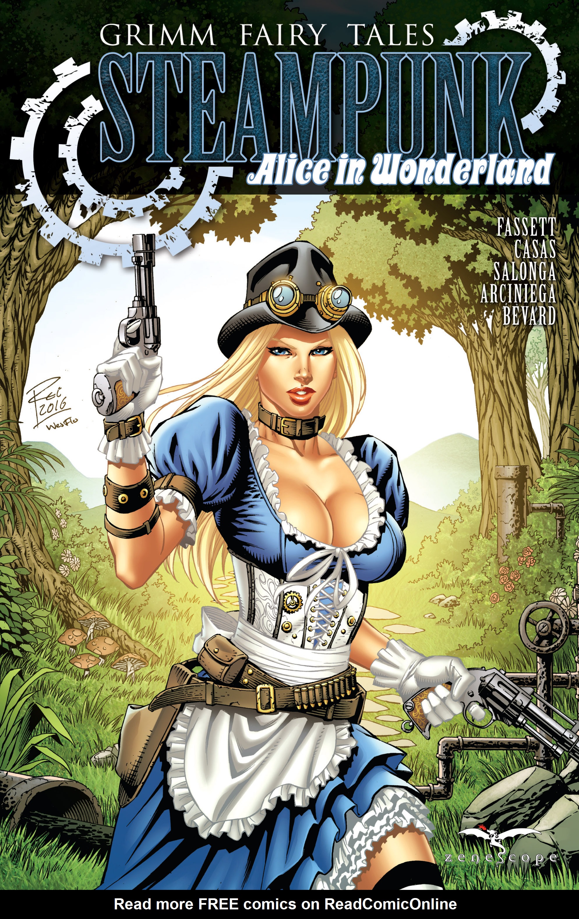 Read online Steampunk: Alice in Wonderland comic -  Issue # Full - 1