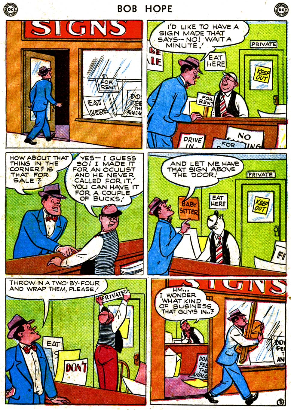 Read online The Adventures of Bob Hope comic -  Issue #4 - 5