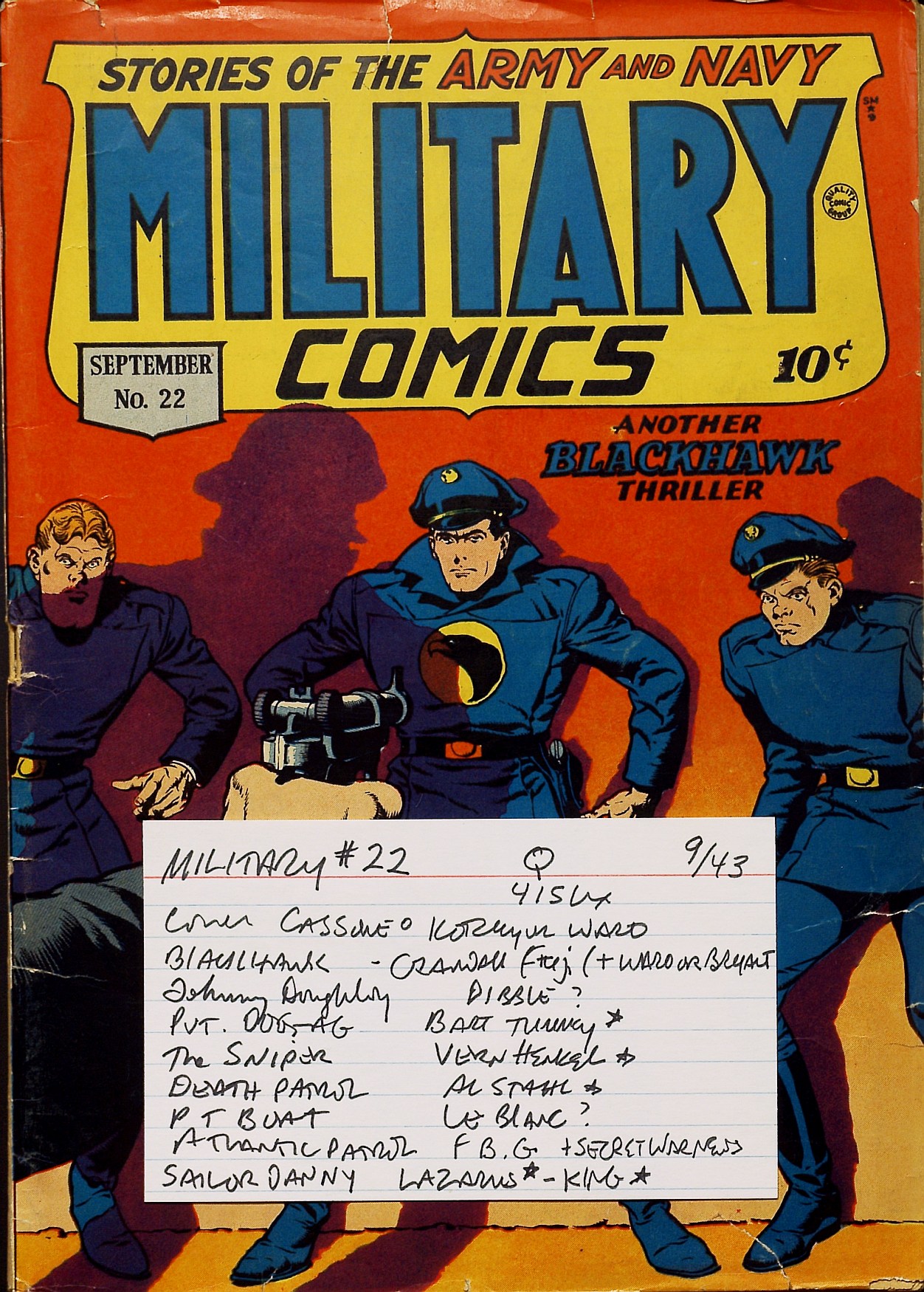 Read online Military Comics comic -  Issue #22 - 69