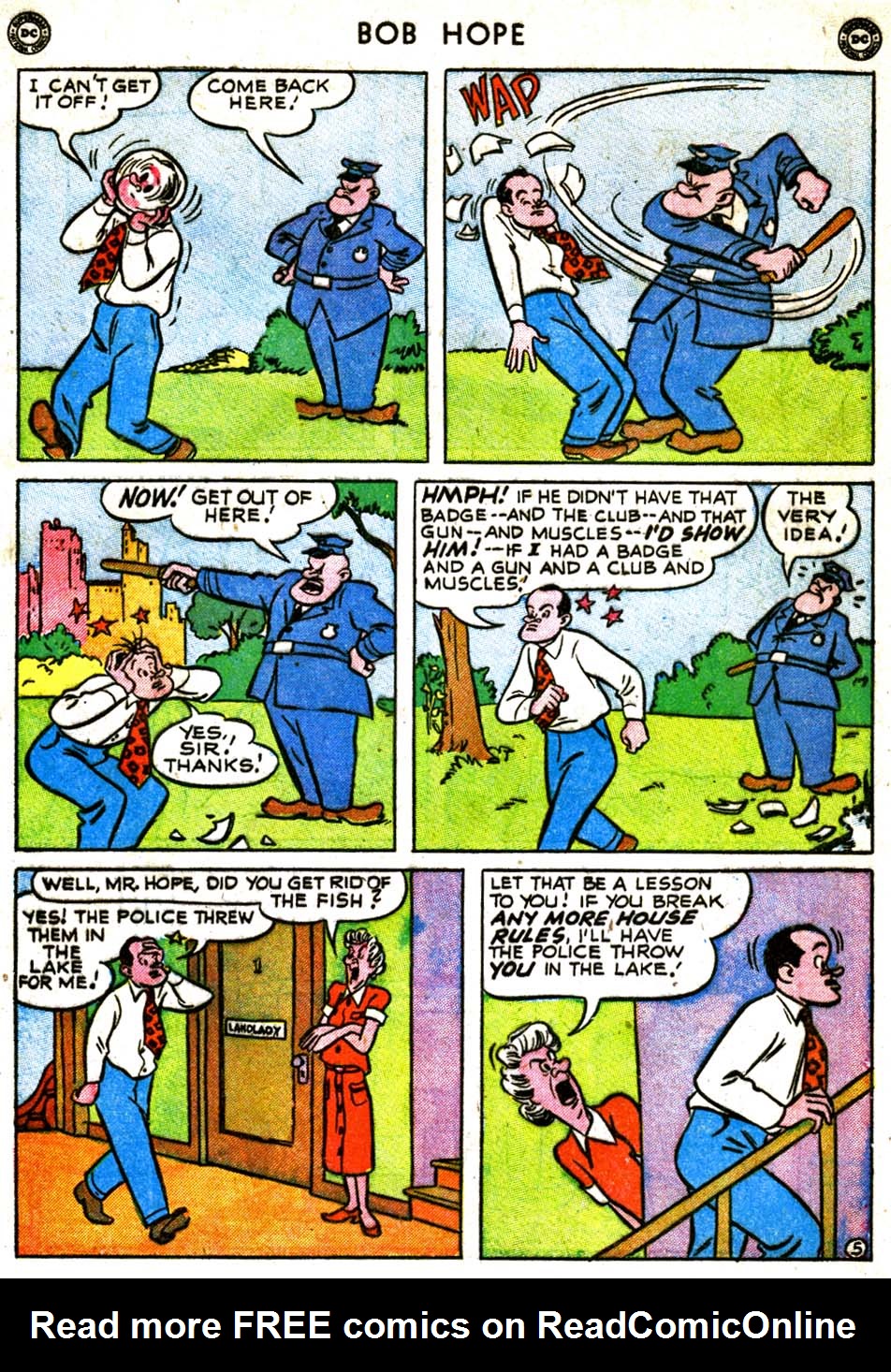 Read online The Adventures of Bob Hope comic -  Issue #7 - 7