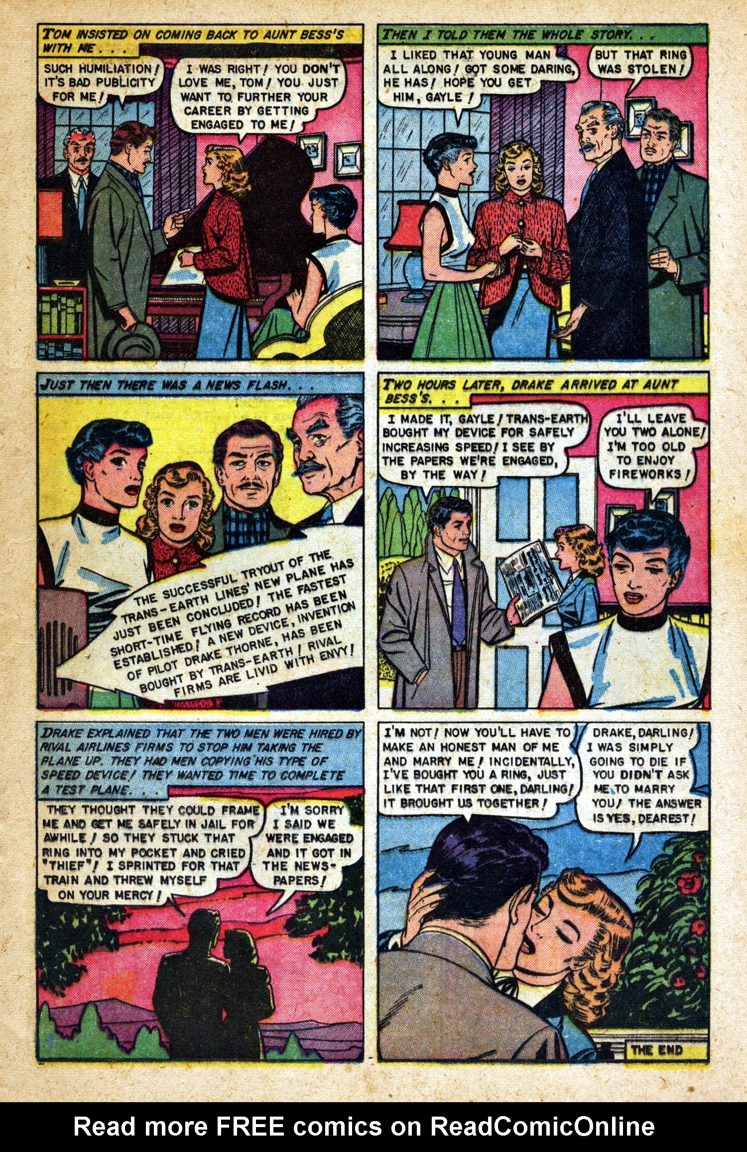 Read online Glamorous Romances comic -  Issue #63 - 17