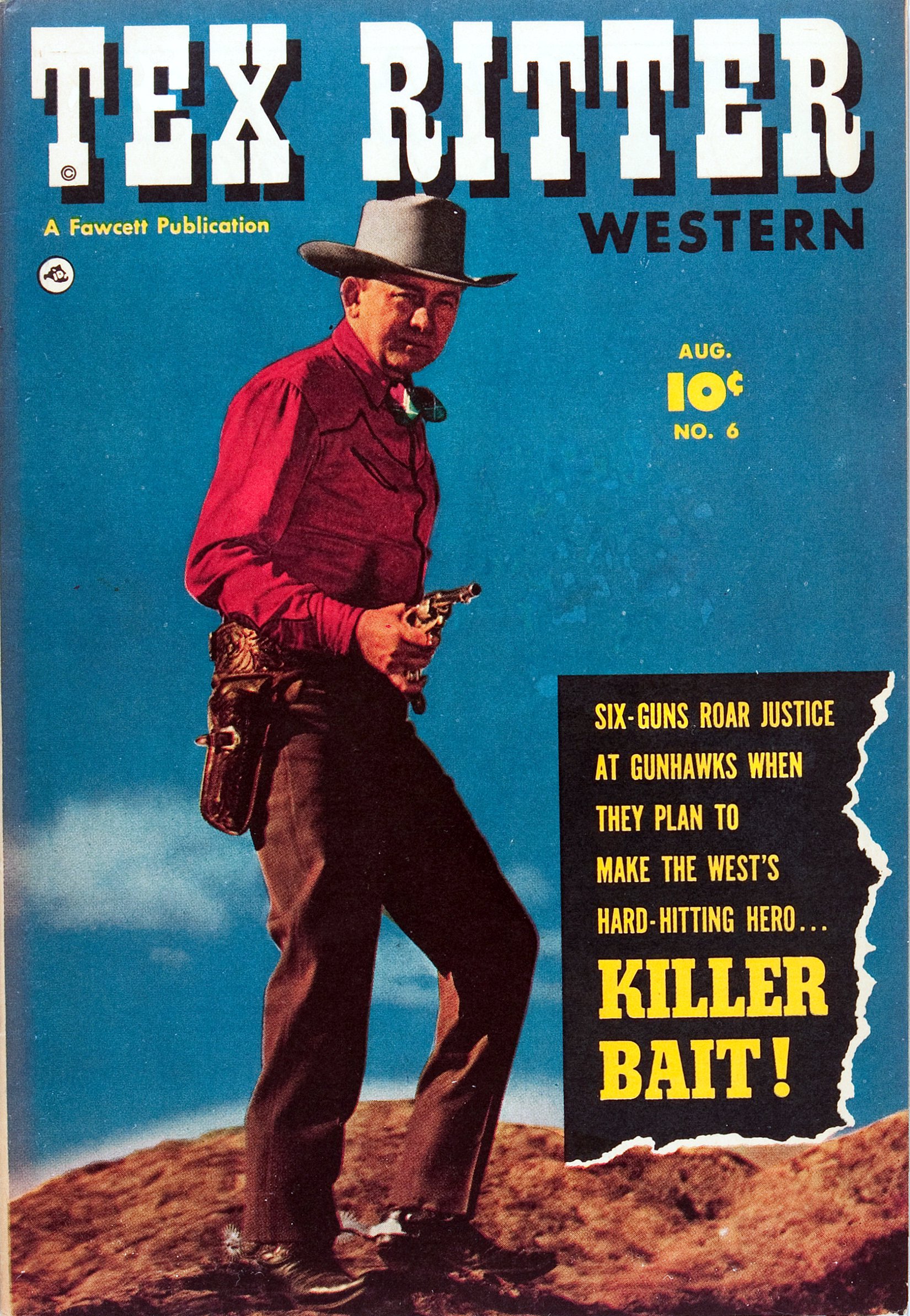 Read online Tex Ritter Western comic -  Issue #6 - 1