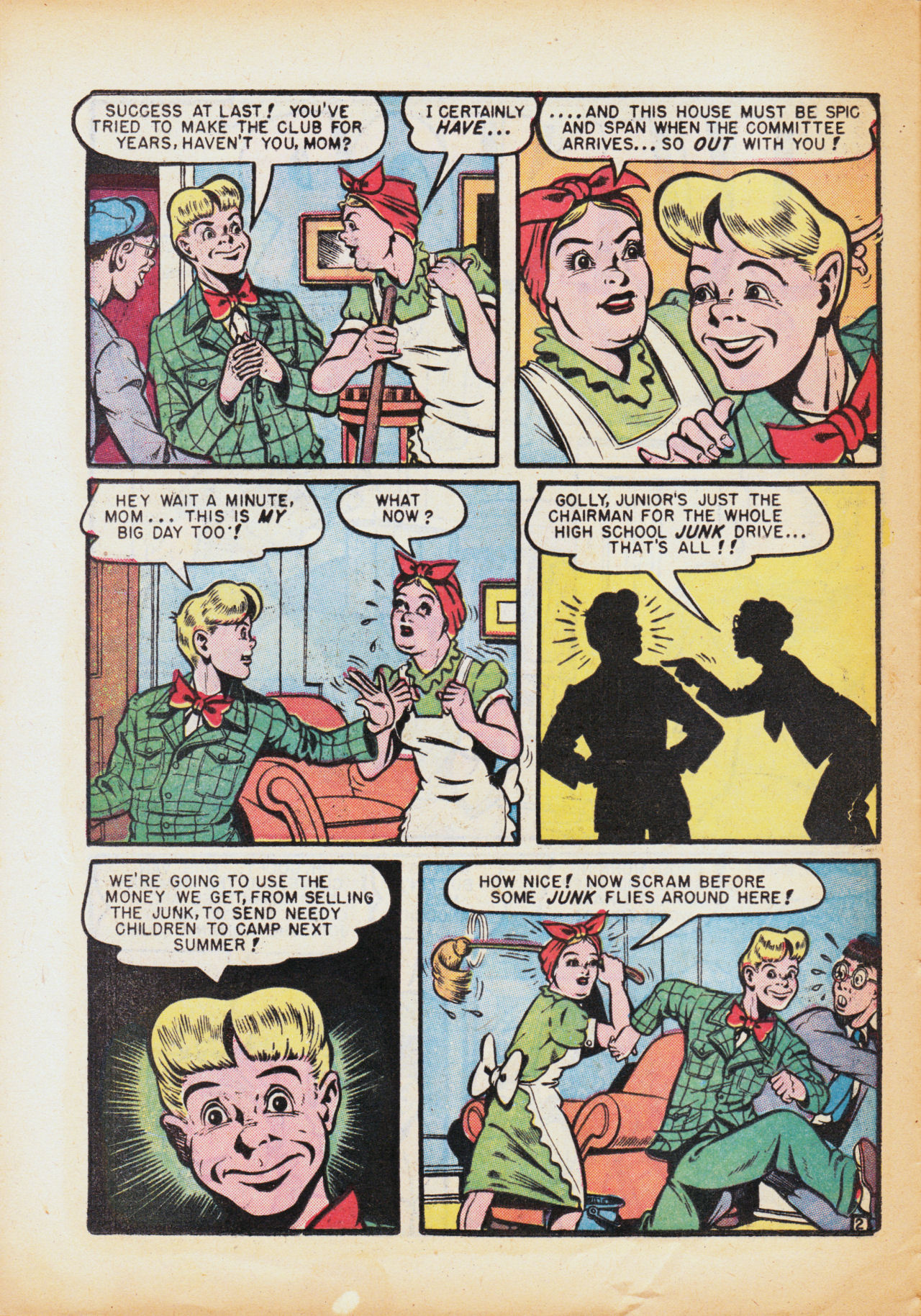 Read online Junior (1947) comic -  Issue #9 - 12
