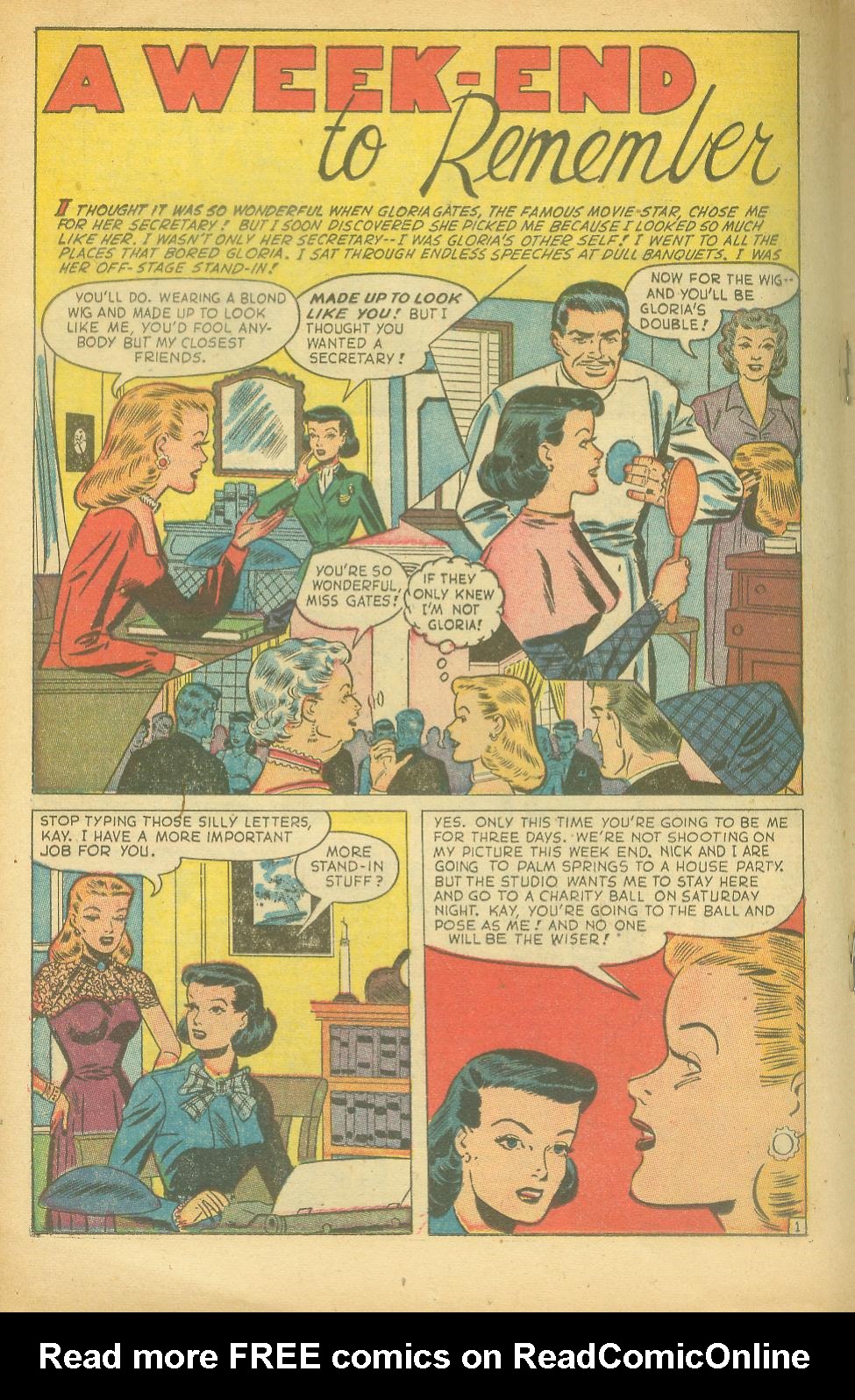 Read online Glamorous Romances comic -  Issue #72 - 18