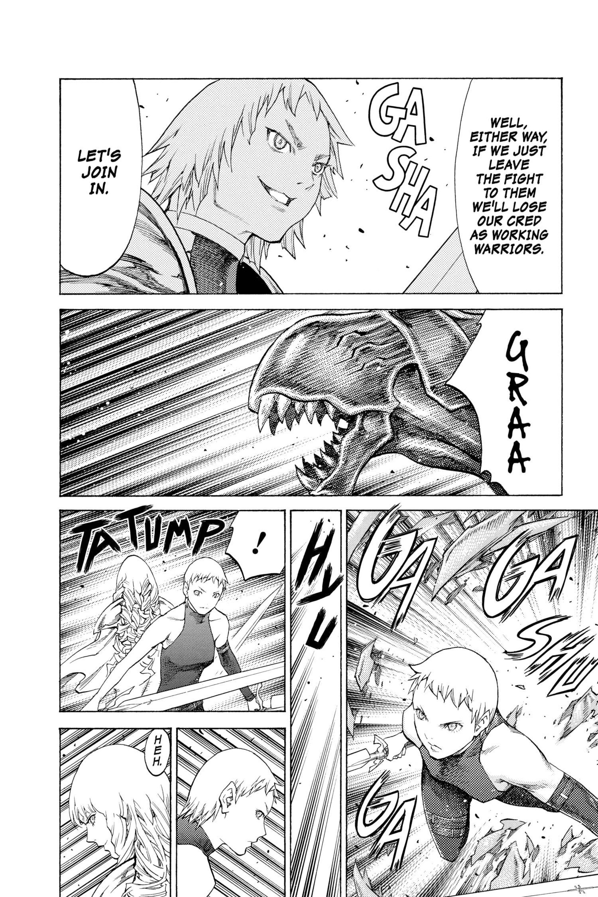 Read online Claymore comic -  Issue #20 - 129