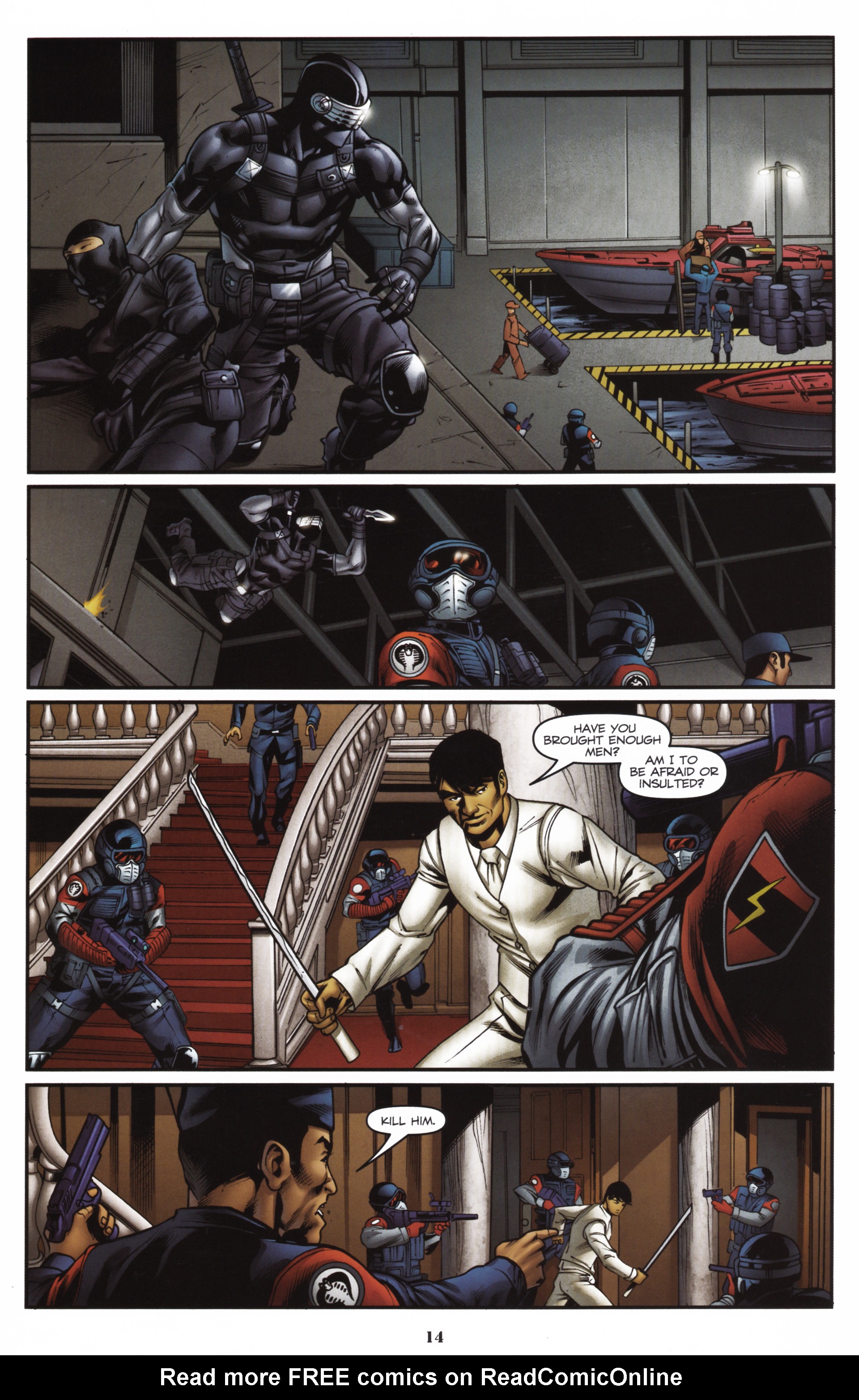 Read online Snake Eyes and Storm Shadow comic -  Issue #16 - 16