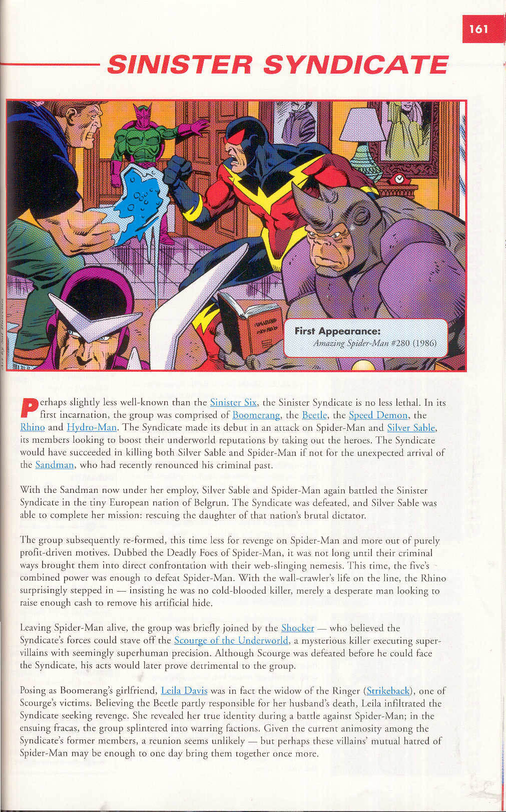 Read online Marvel Encyclopedia comic -  Issue # TPB 4 - 160