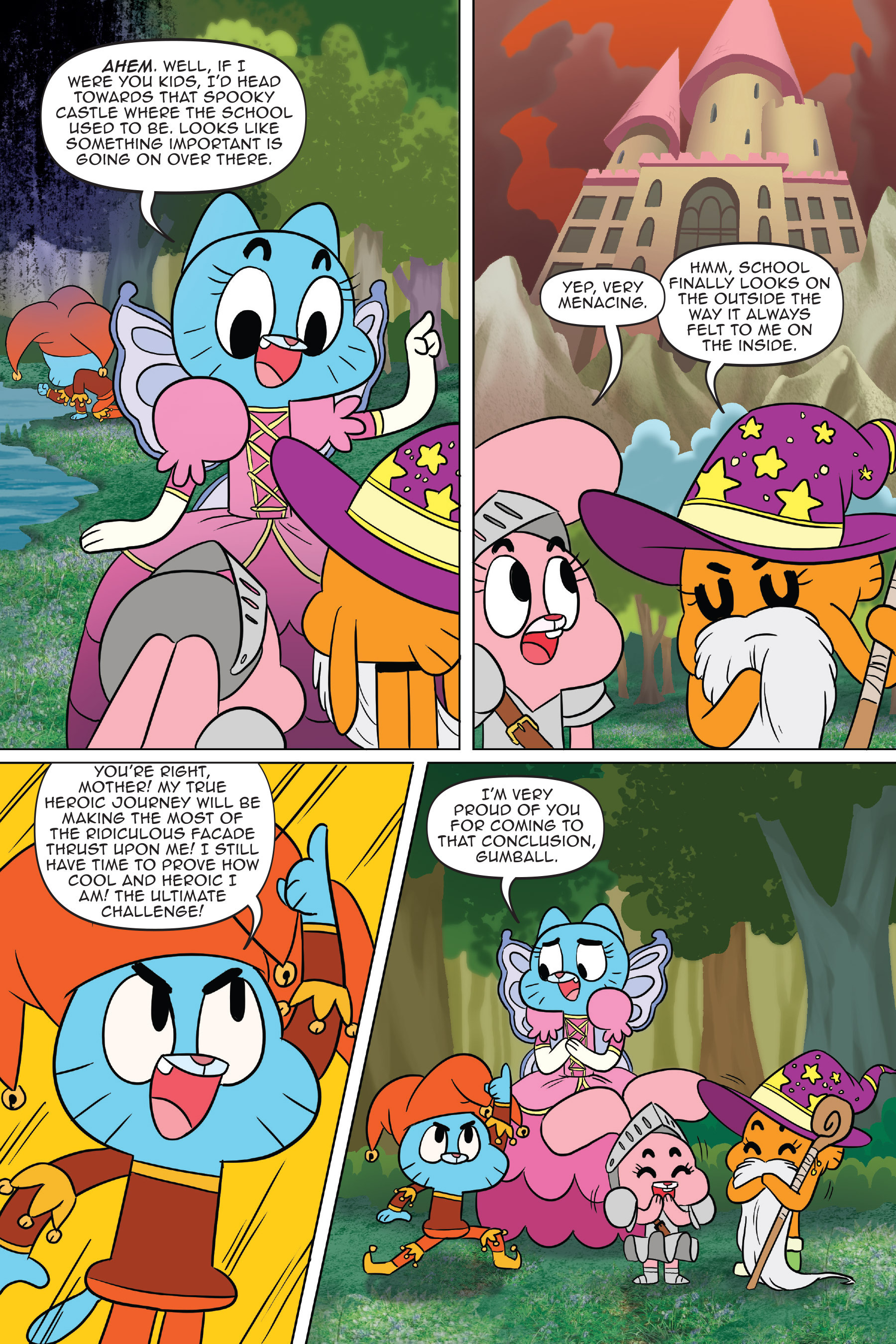 Read online The Amazing World of Gumball: Fairy Tale Trouble comic -  Issue # Full - 48