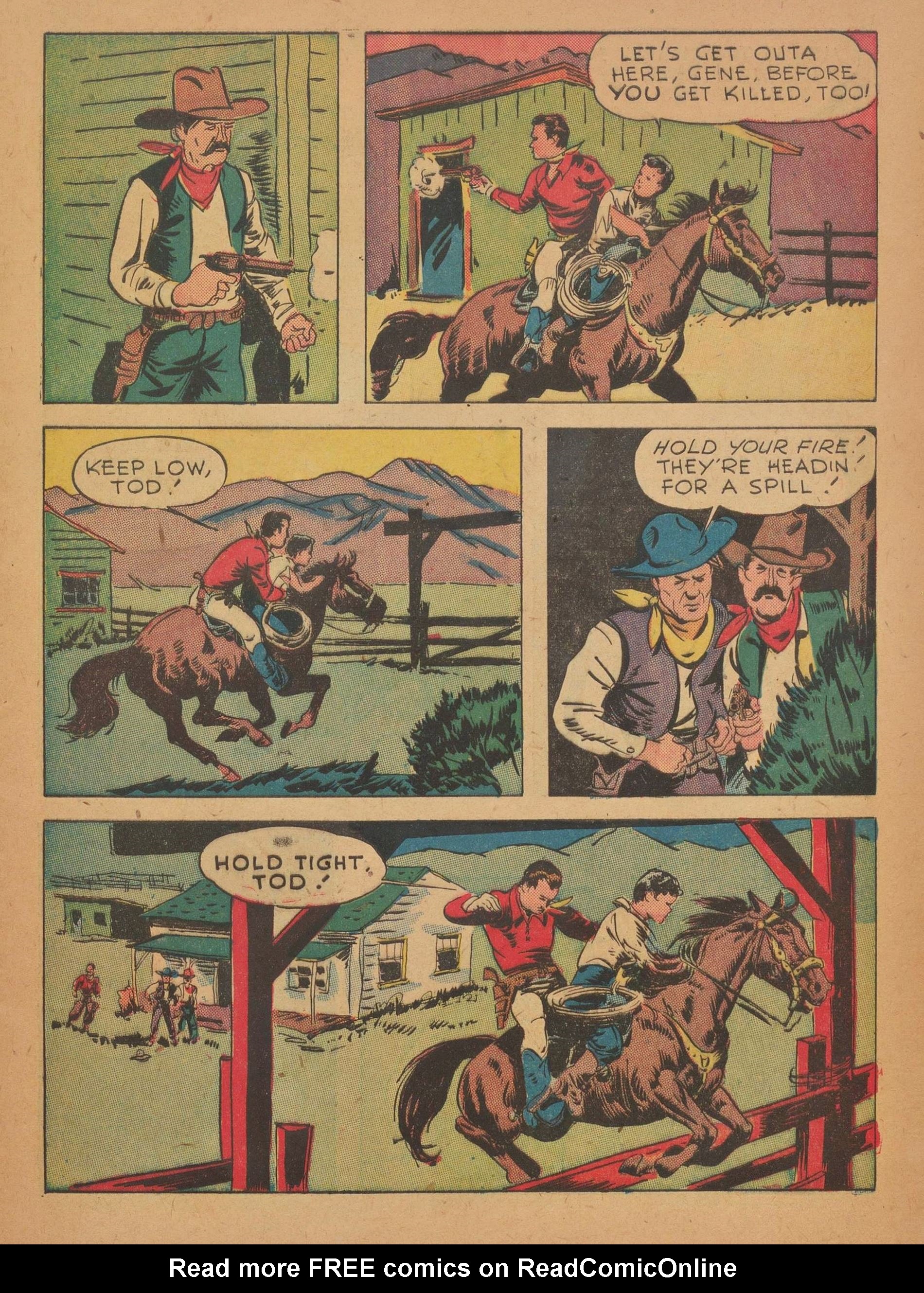 Read online Gene Autry Comics comic -  Issue #9 - 15
