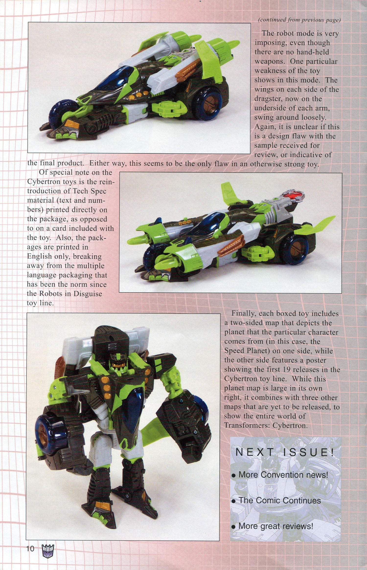 Read online Transformers: Collectors' Club comic -  Issue #3 - 10
