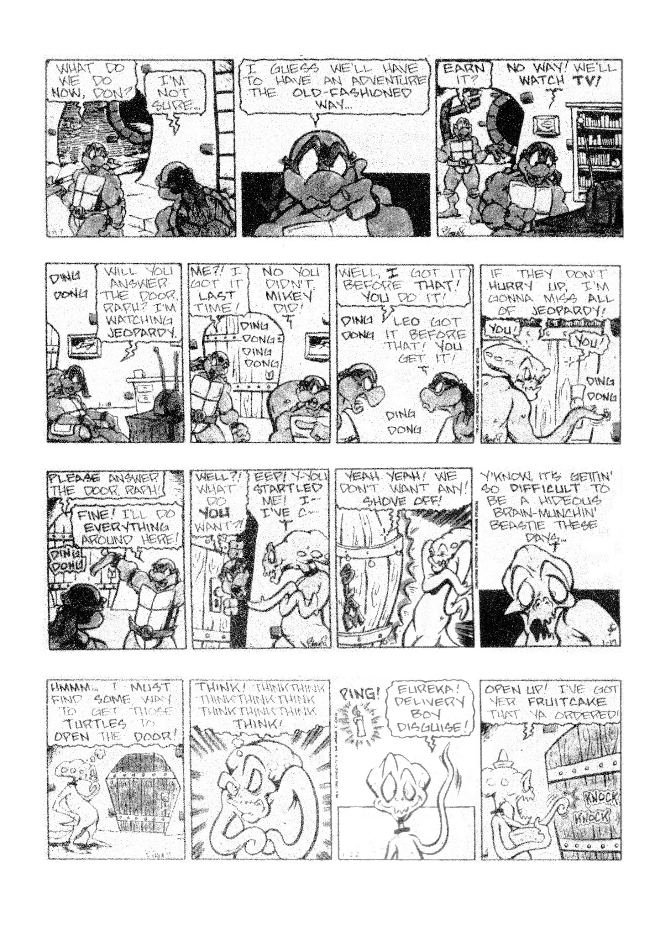 Read online Teenage Mutant Ninja Turtles: Complete Newspaper Daily Comic Strip Collection comic -  Issue # TPB 3 (Part 2) - 38