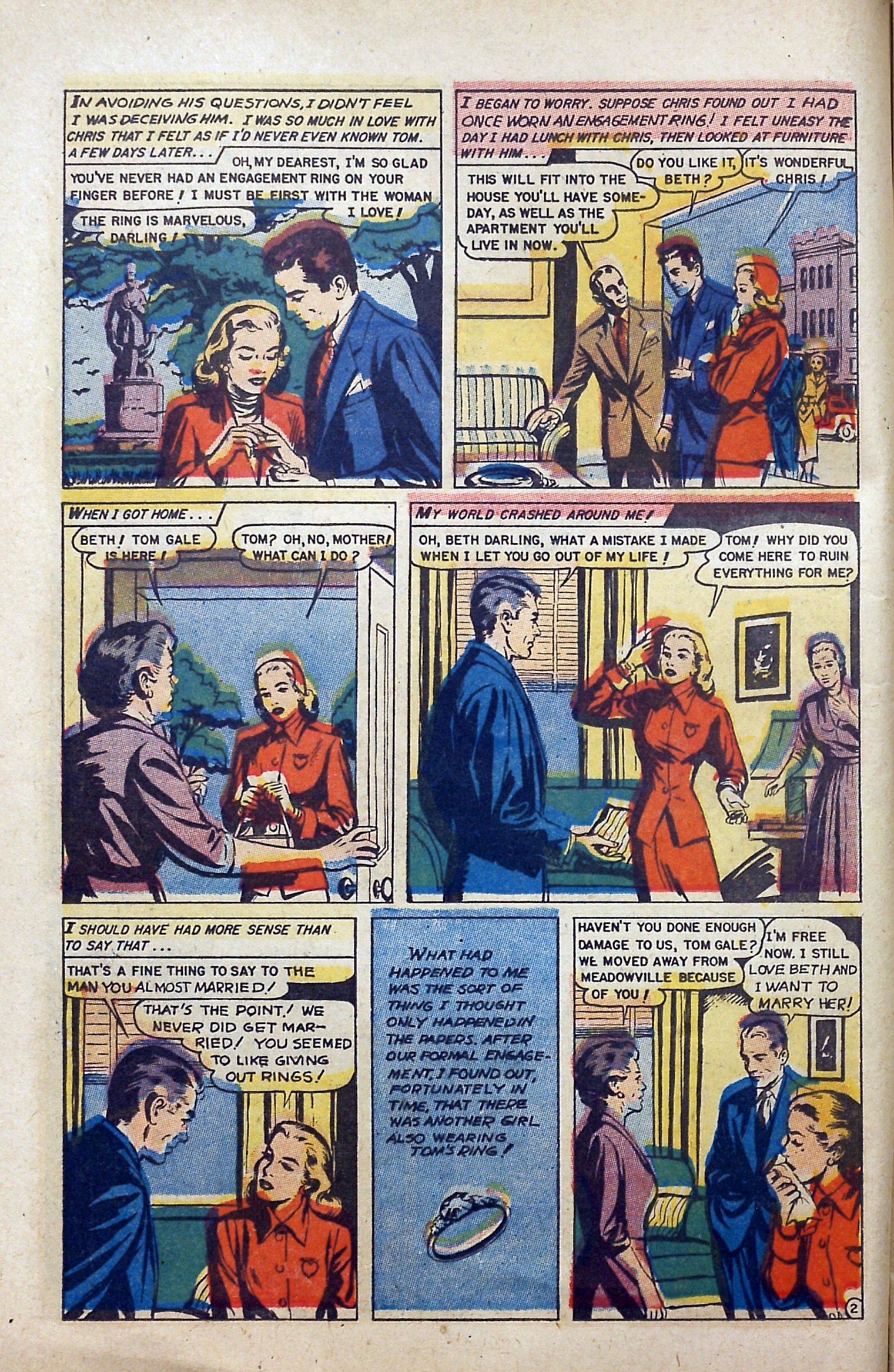 Read online Glamorous Romances comic -  Issue #89 - 12
