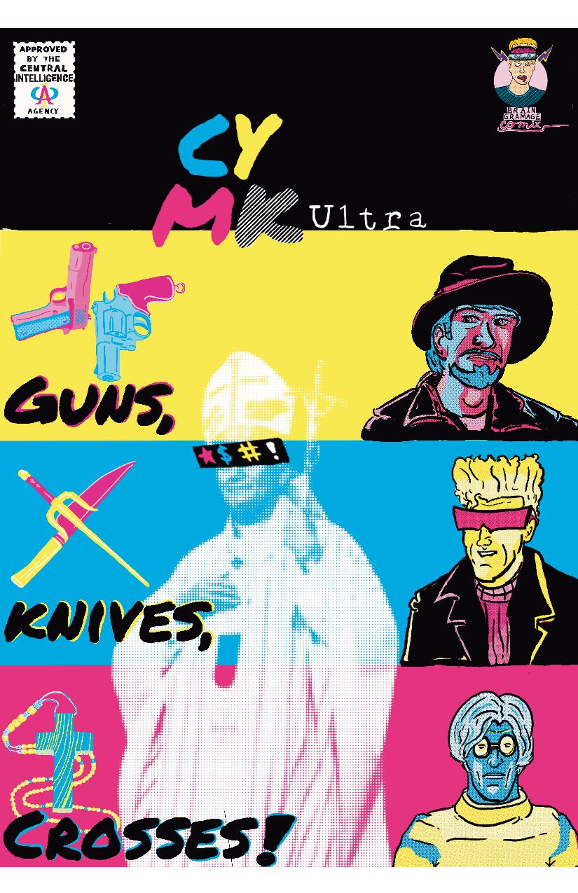 Read online CYMK ULTRA: Guns, Knives, & Crosses comic -  Issue # Full - 1