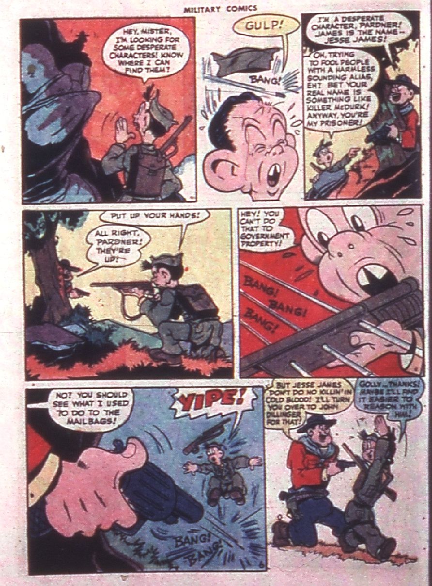 Read online Military Comics comic -  Issue #39 - 36
