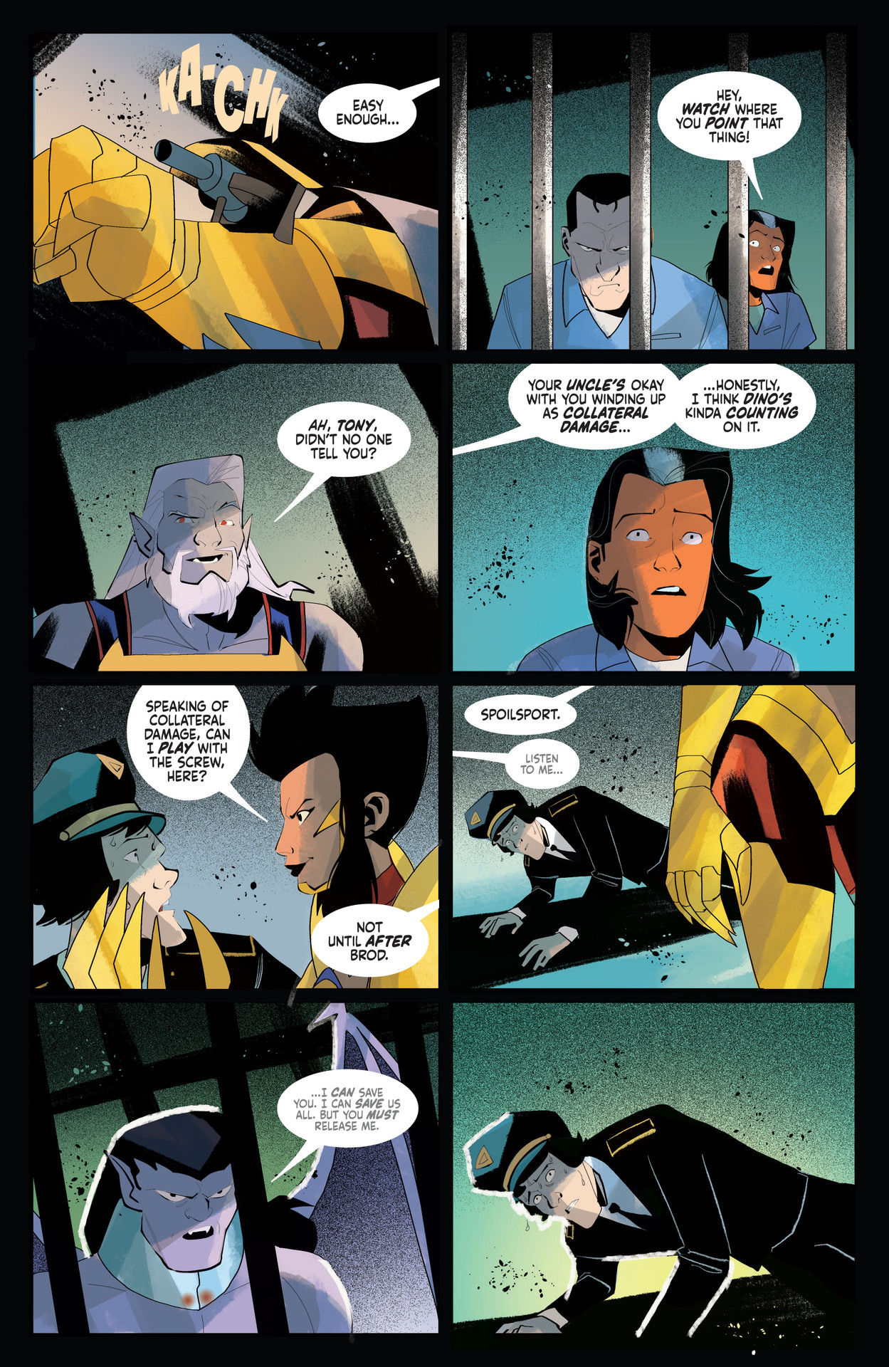 Read online Gargoyles (2022) comic -  Issue #8 - 17