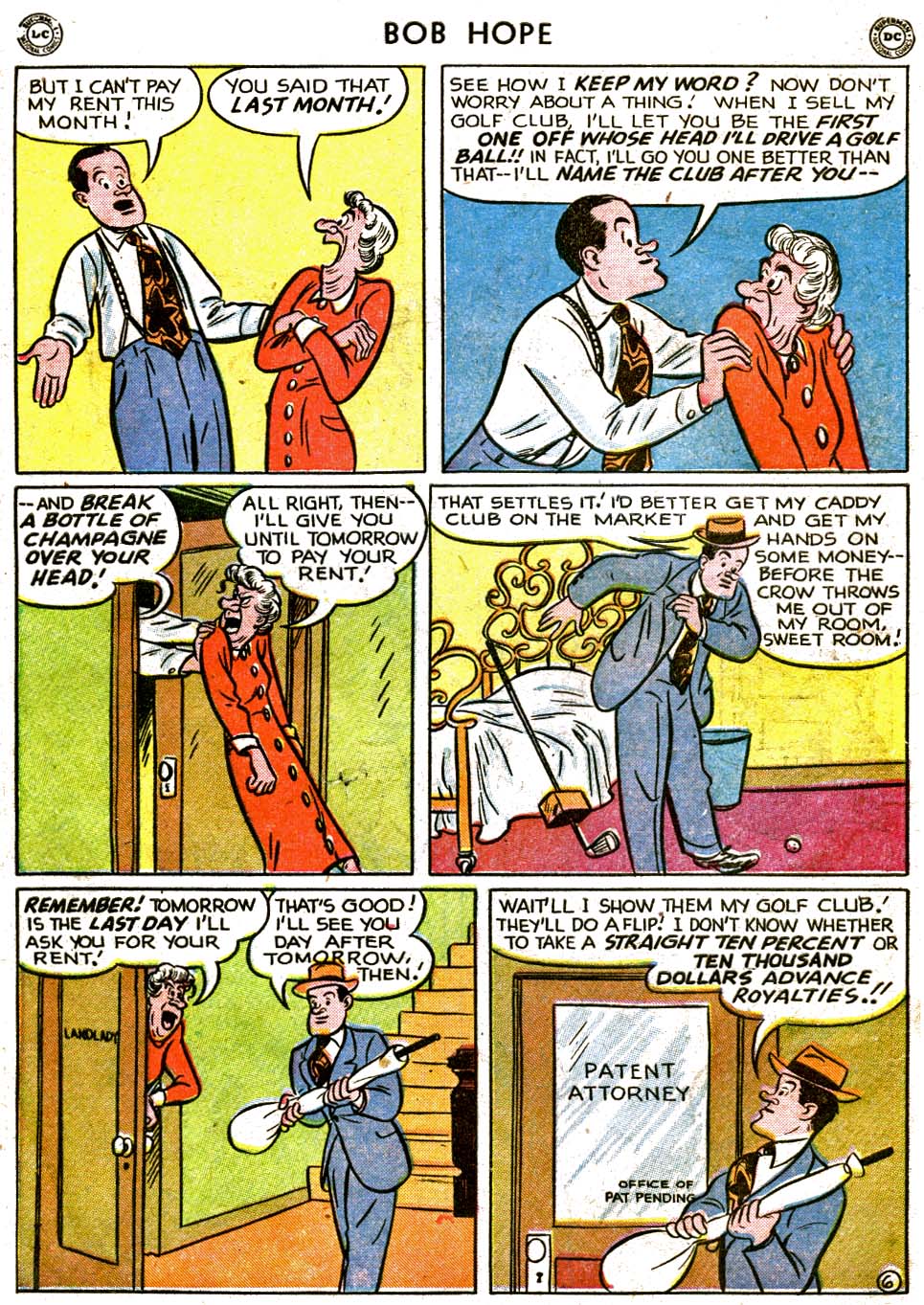 Read online The Adventures of Bob Hope comic -  Issue #1 - 8