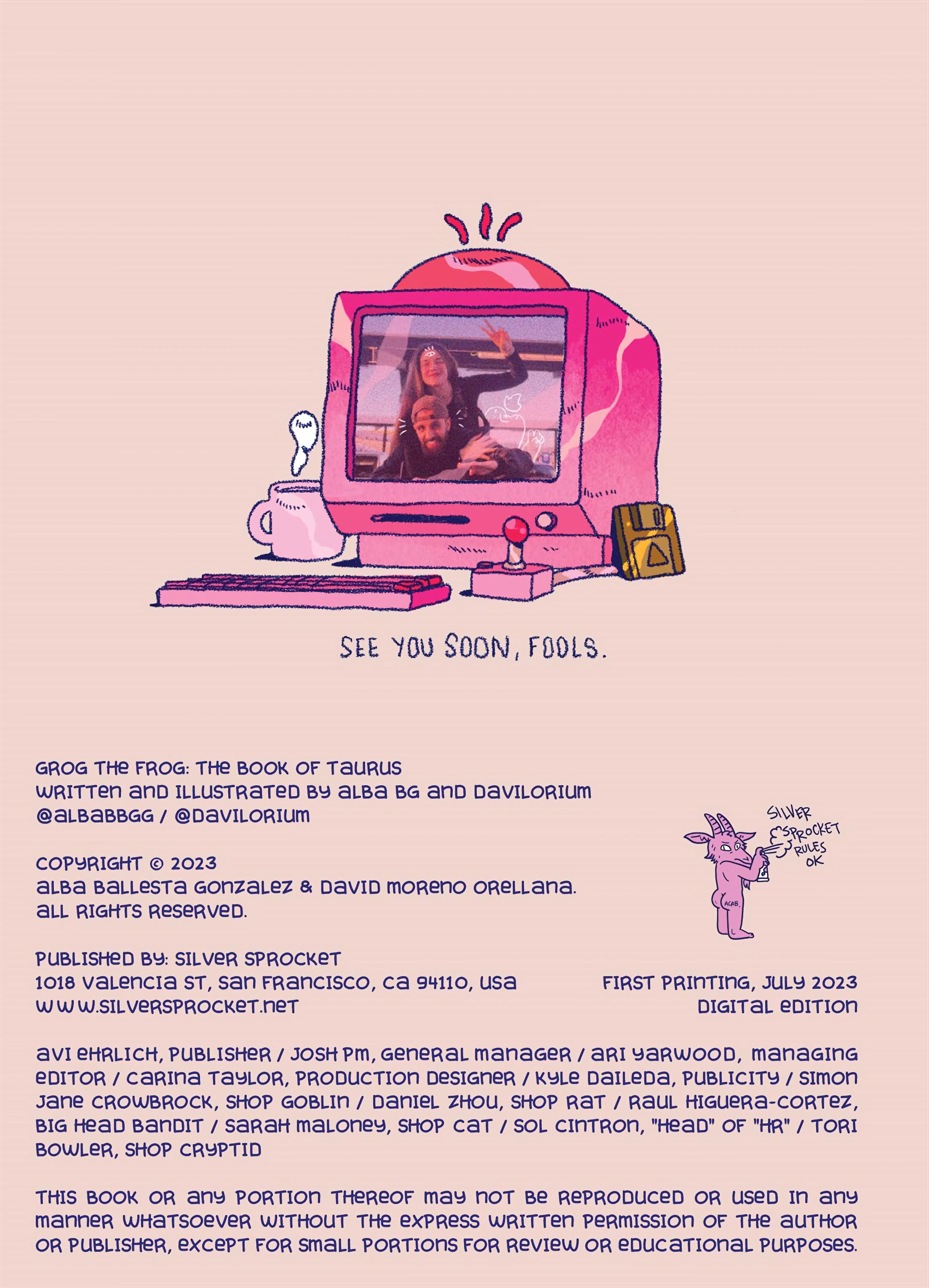 Read online Grog the Frog: The Book of Taurus comic -  Issue # TPB - 66