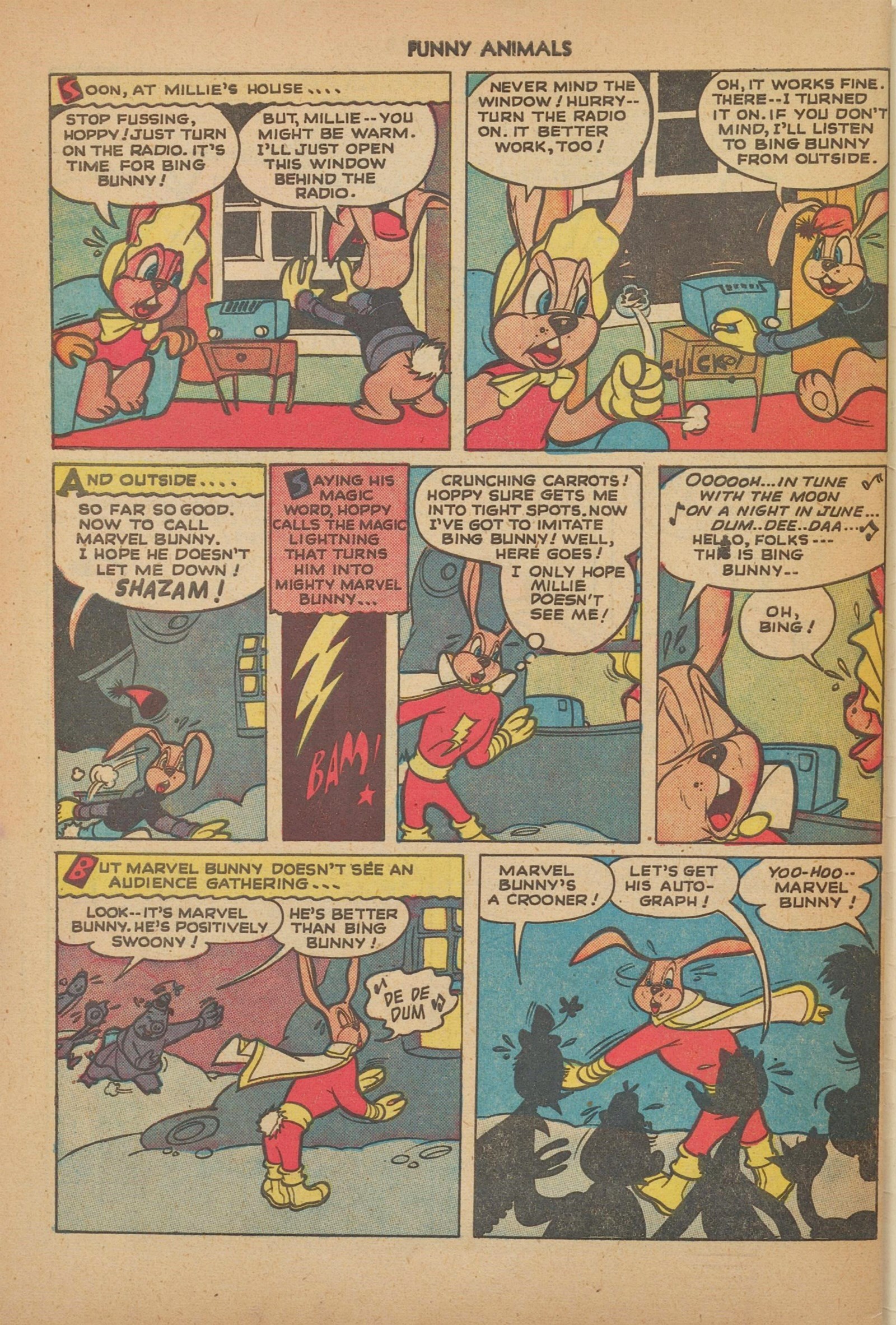 Read online Fawcett's Funny Animals comic -  Issue #62 - 34