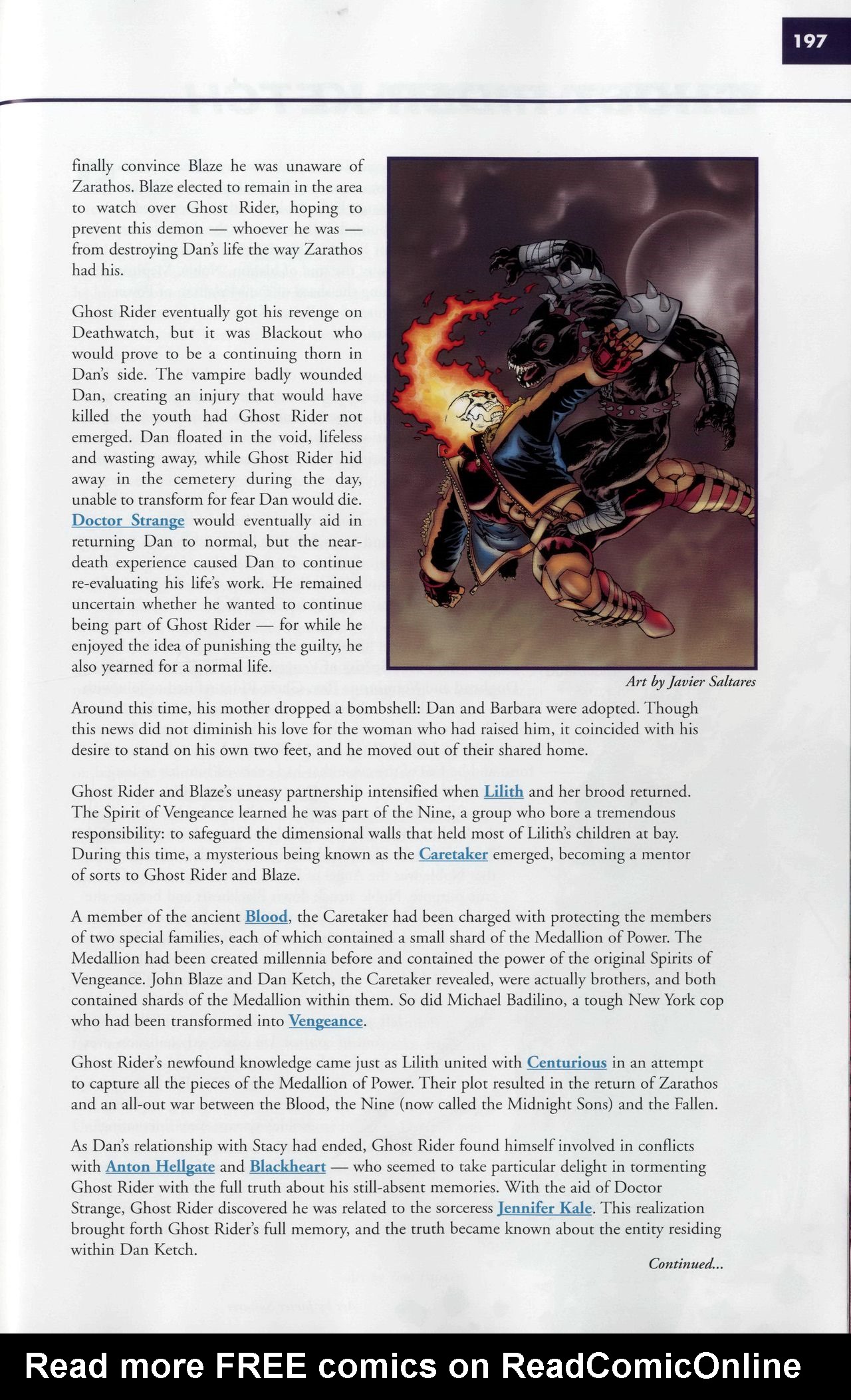 Read online Marvel Encyclopedia comic -  Issue # TPB 5 - 200