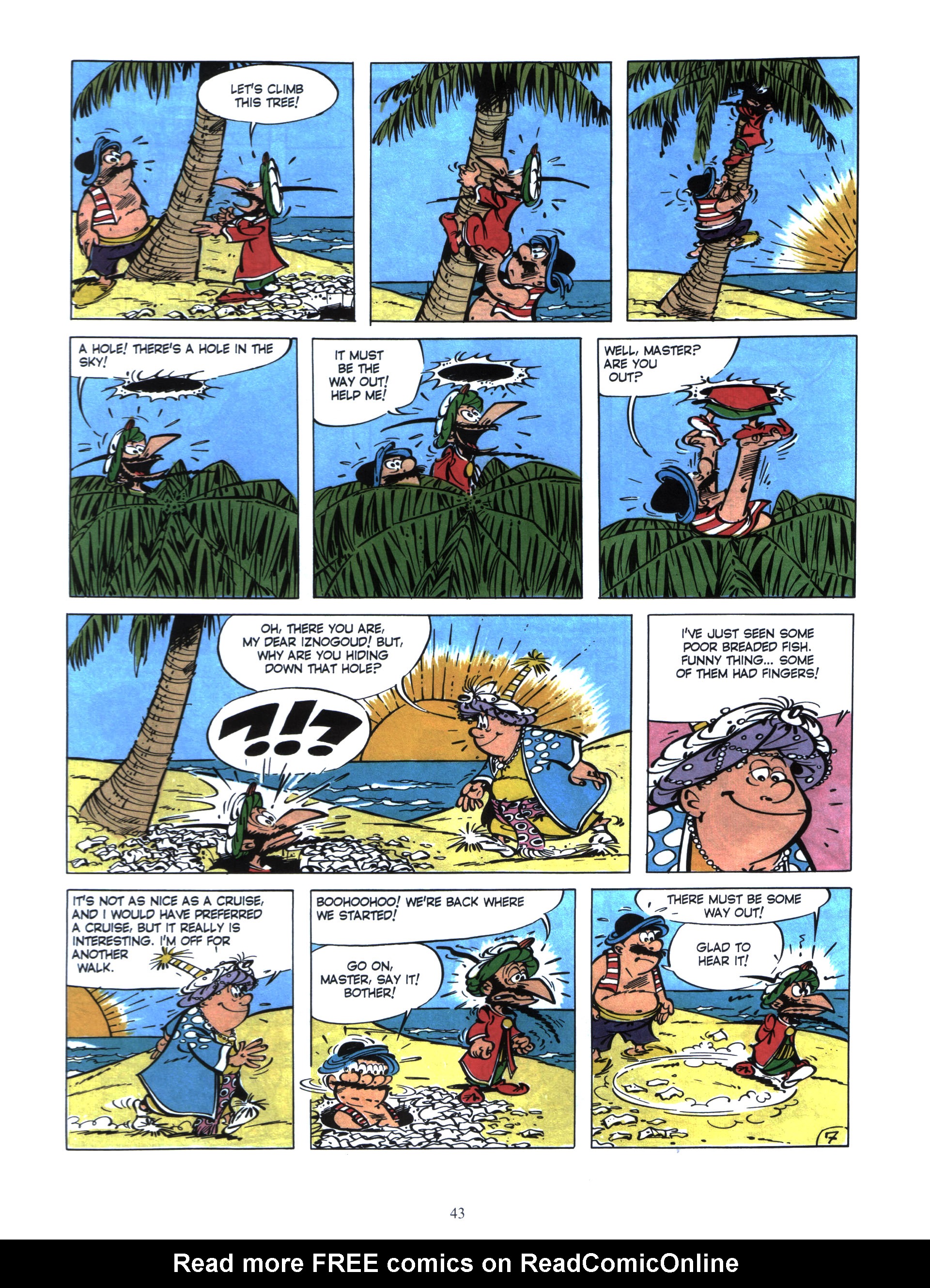 Read online Iznogoud comic -  Issue #7 - 41