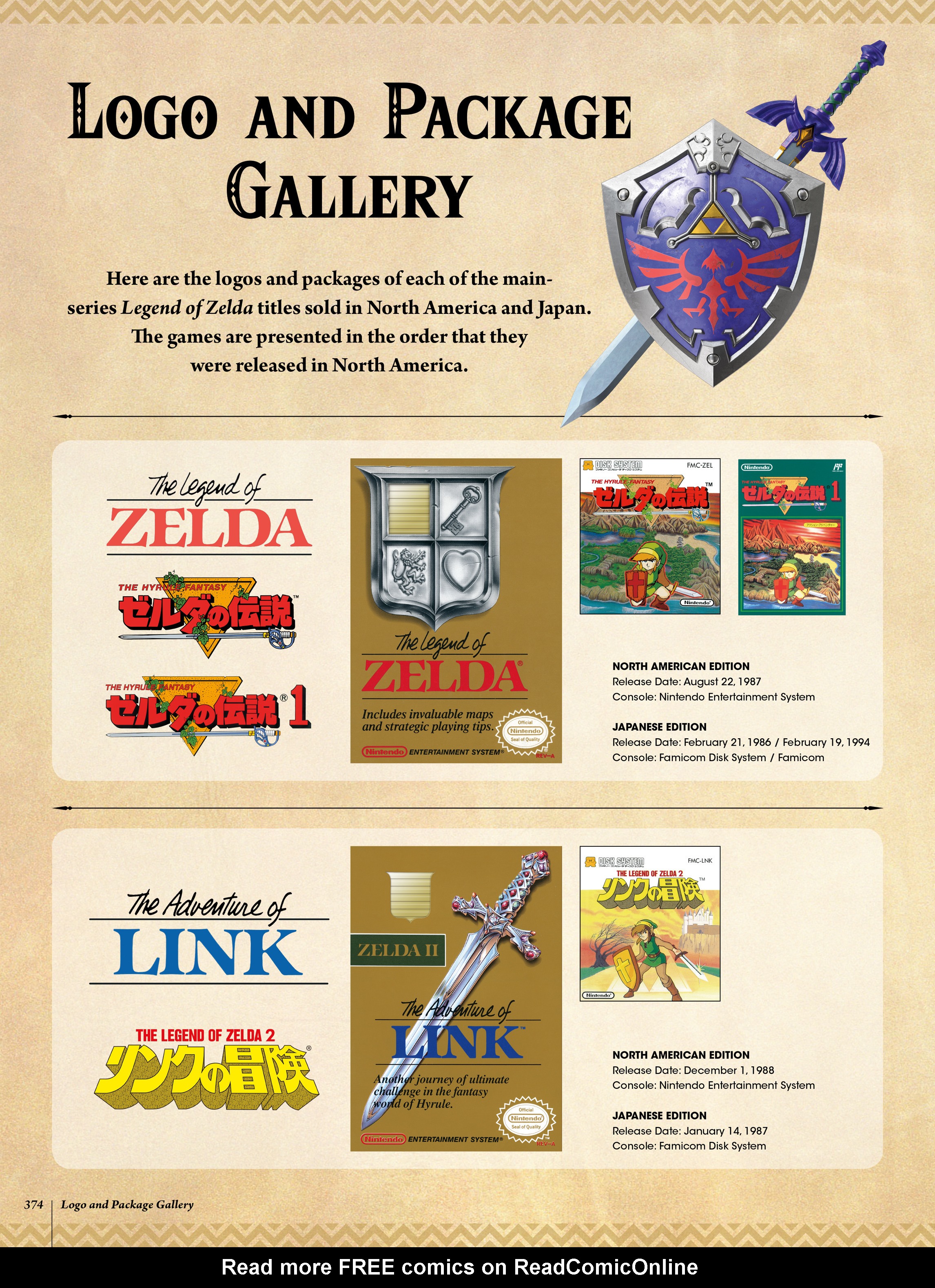 Read online The Legend of Zelda: Art & Artifacts comic -  Issue # TPB - 246
